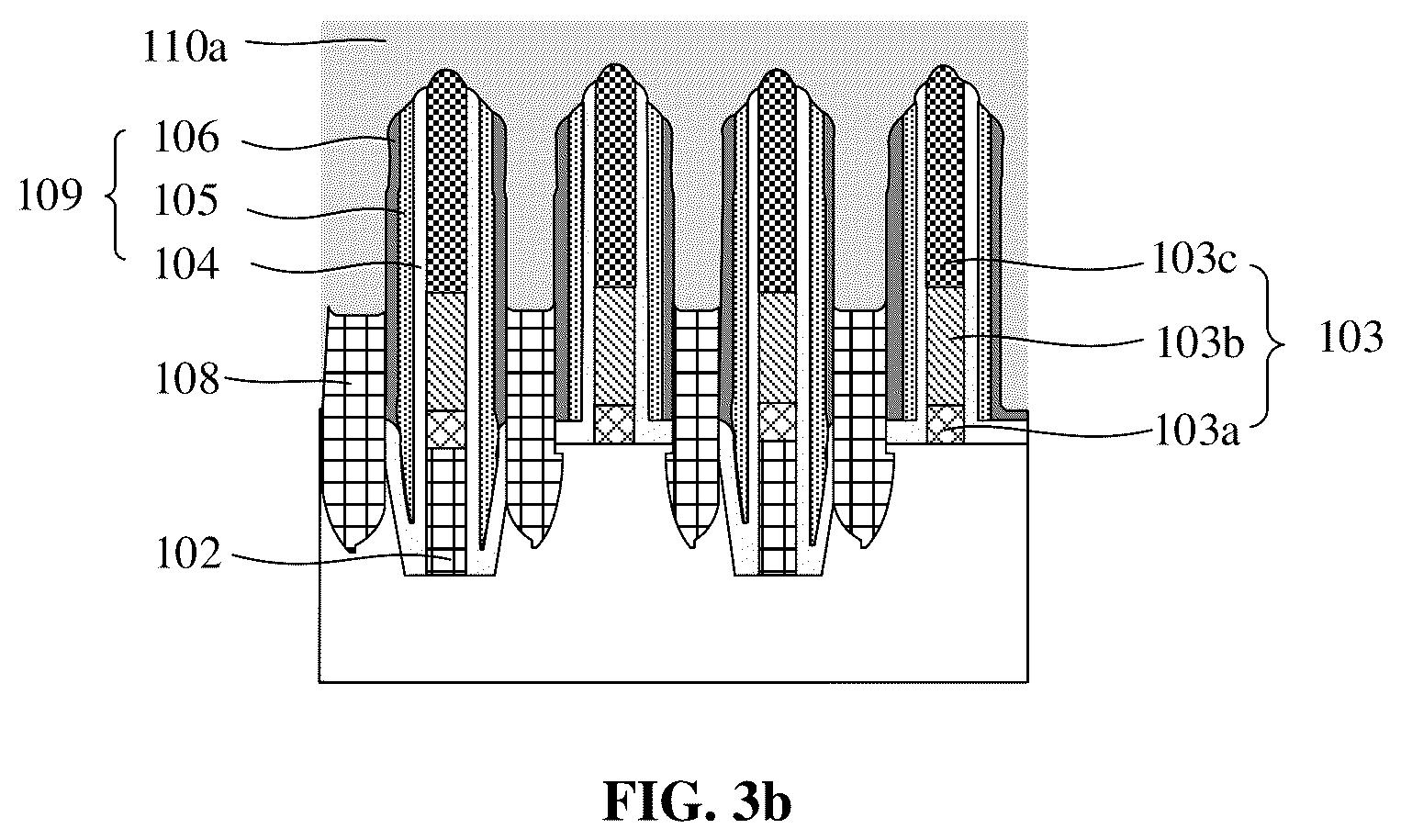 Patent US12426257 Figure 12 – Semiconductor DRAM device structure and method for forming same