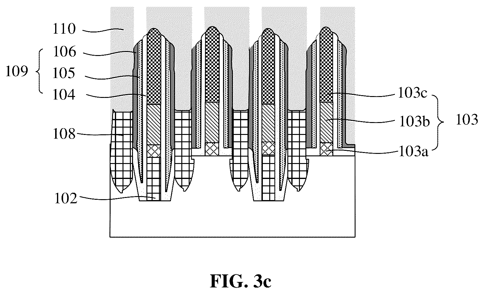 Patent US12426257 Figure 13 – Semiconductor DRAM device structure and method for forming same