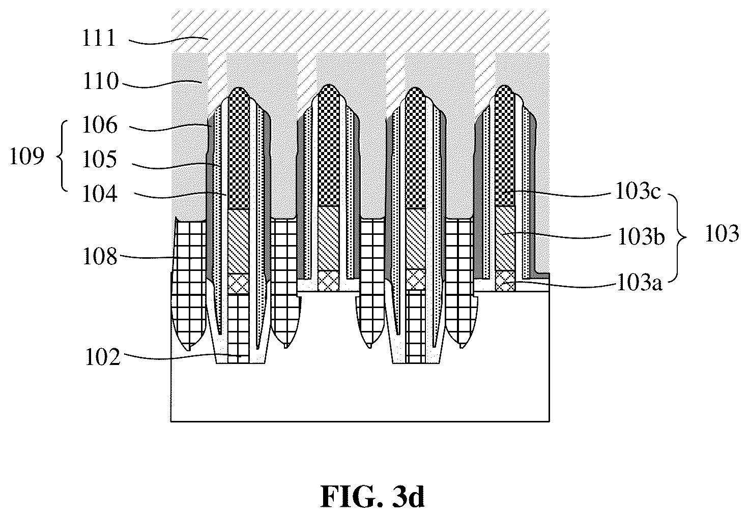 Patent US12426257 Figure 14 – Semiconductor DRAM device structure and method for forming same