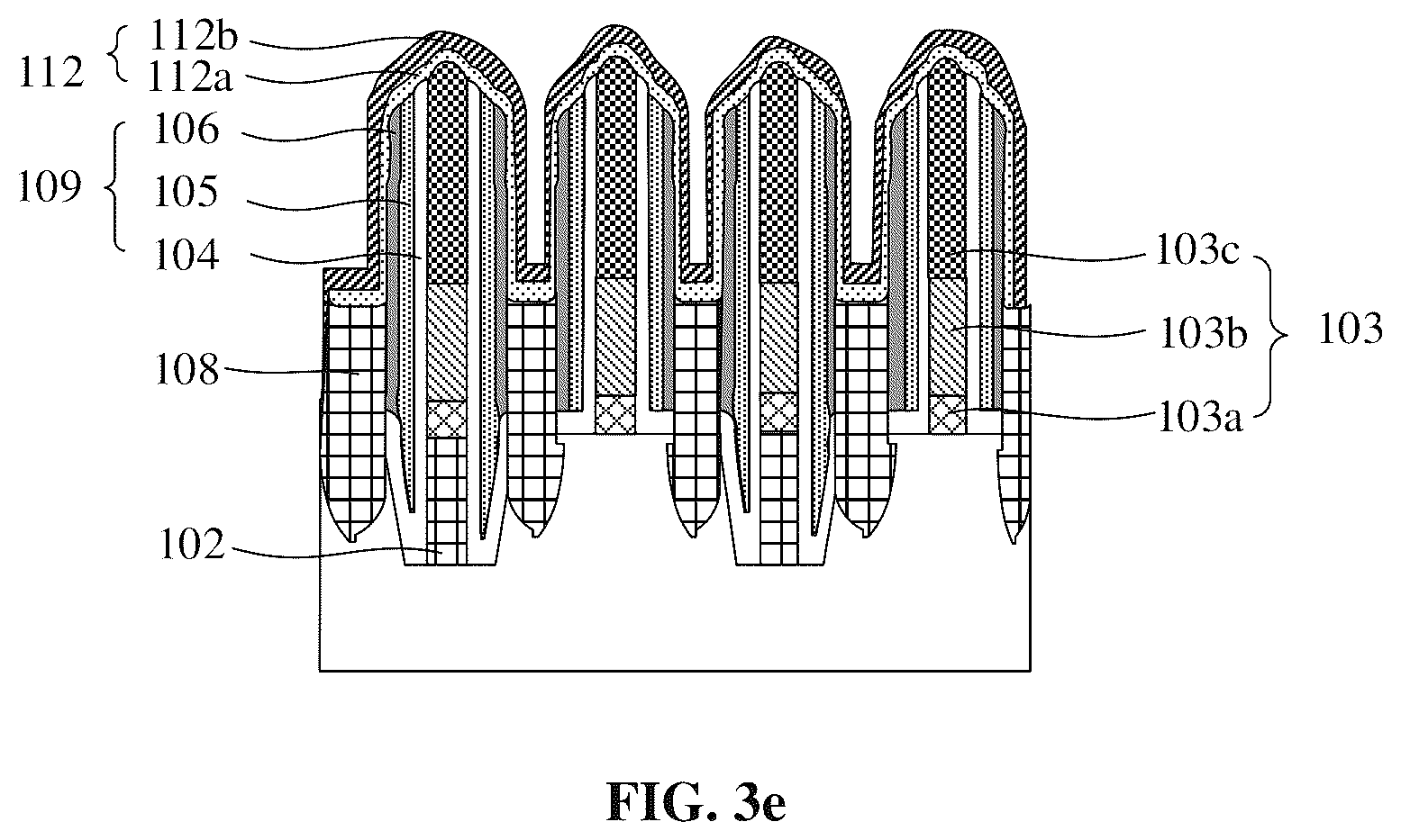 Patent US12426257 Figure 15 – Semiconductor DRAM device structure and method for forming same