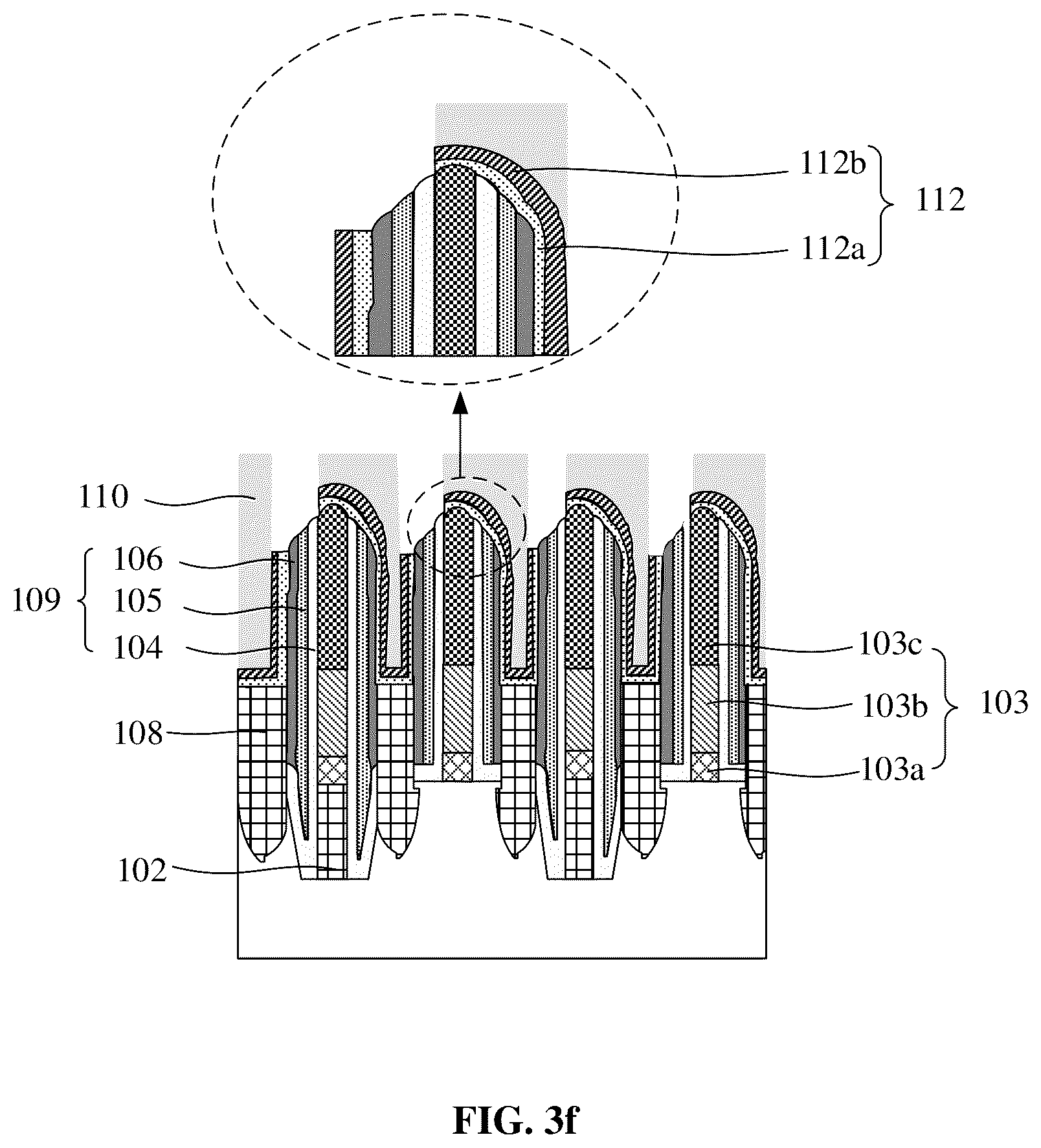 Patent US12426257 Figure 16 – Semiconductor DRAM device structure and method for forming same