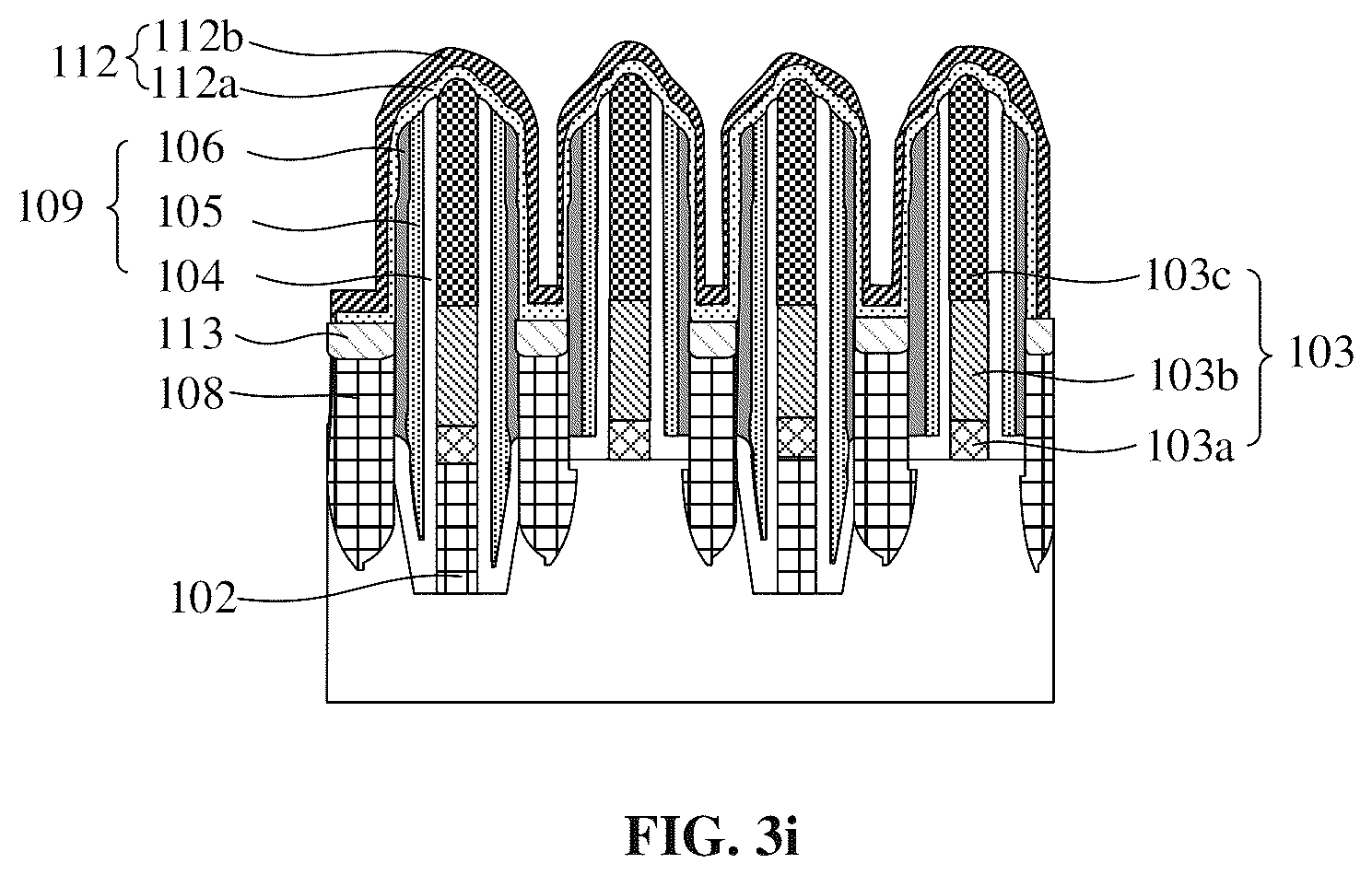 Patent US12426257 Figure 19 – Semiconductor DRAM device structure and method for forming same