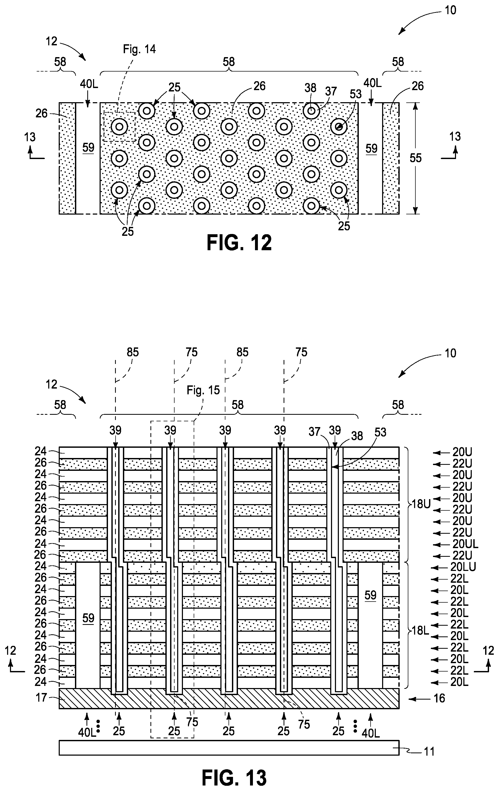 Patent US12426261 Figure 8 – Integrated circuitry comprising a memory array comprising strings of memory cells and methods used in forming a memory array comprising strings of memory cells