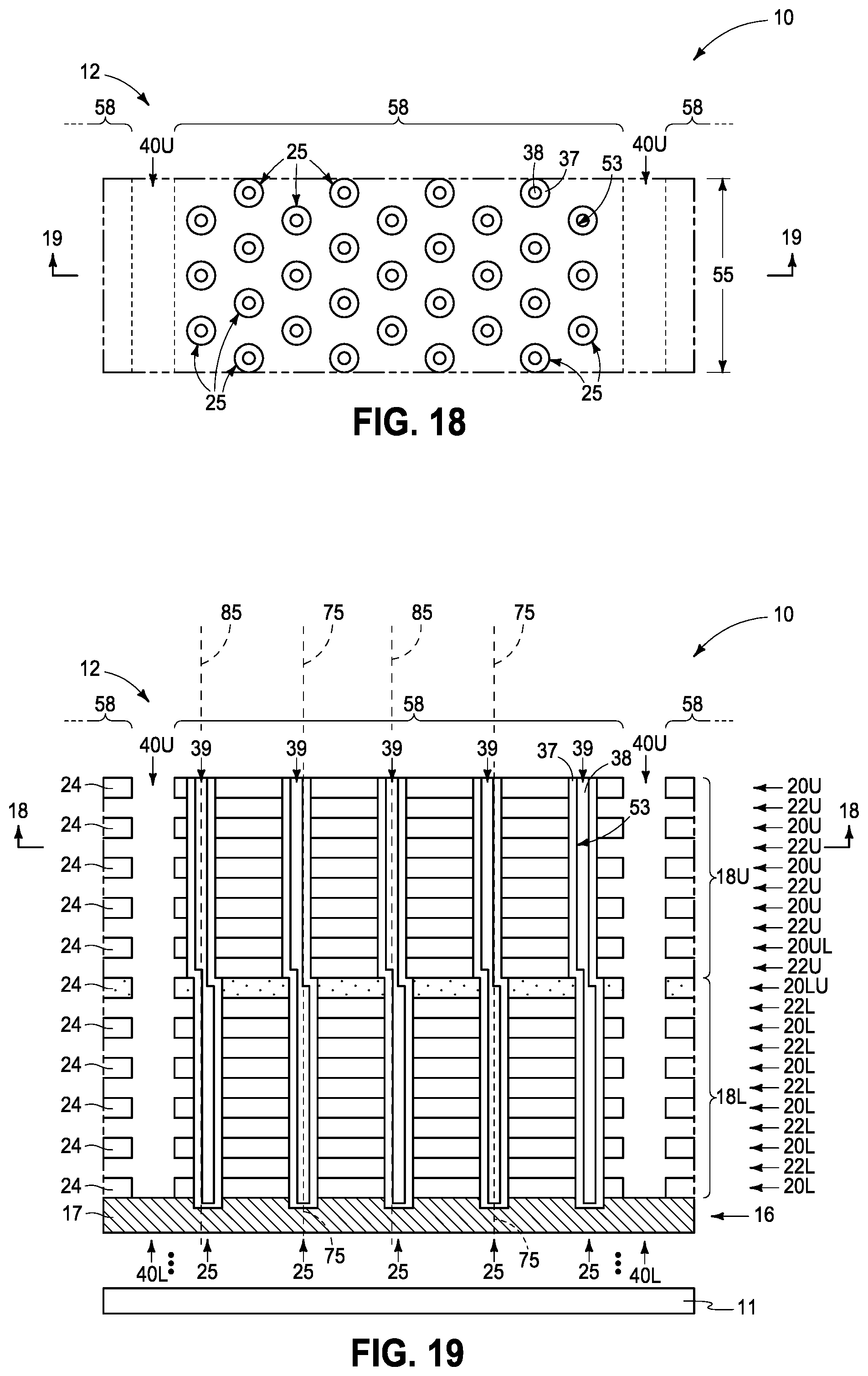Patent US12426261 Figure 11 – Integrated circuitry comprising a memory array comprising strings of memory cells and methods used in forming a memory array comprising strings of memory cells