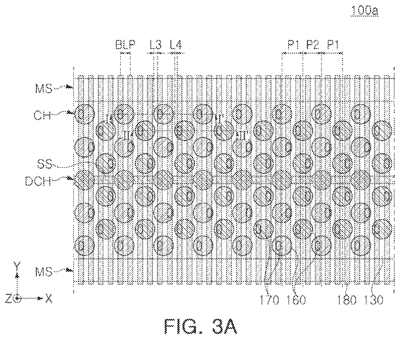 Patent US12426263 Figure 4 – Integrated circuit memory devices having multi-pitch channel columns therein