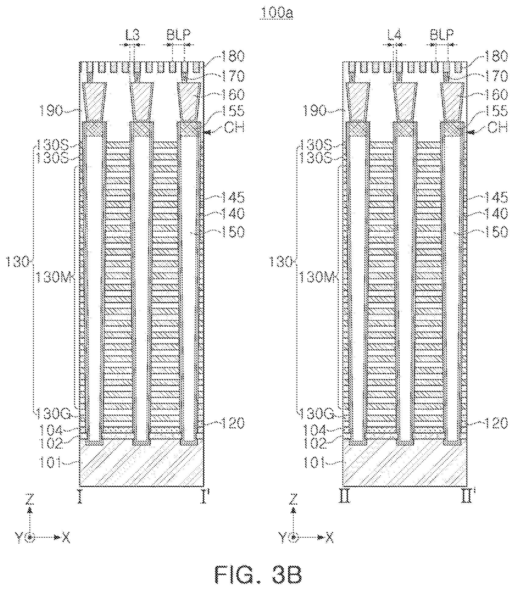Patent US12426263 Figure 5 – Integrated circuit memory devices having multi-pitch channel columns therein