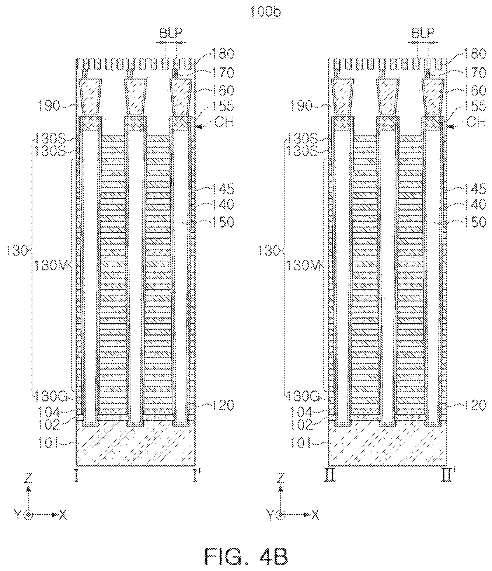 Patent US12426263 Figure 7 – Integrated circuit memory devices having multi-pitch channel columns therein