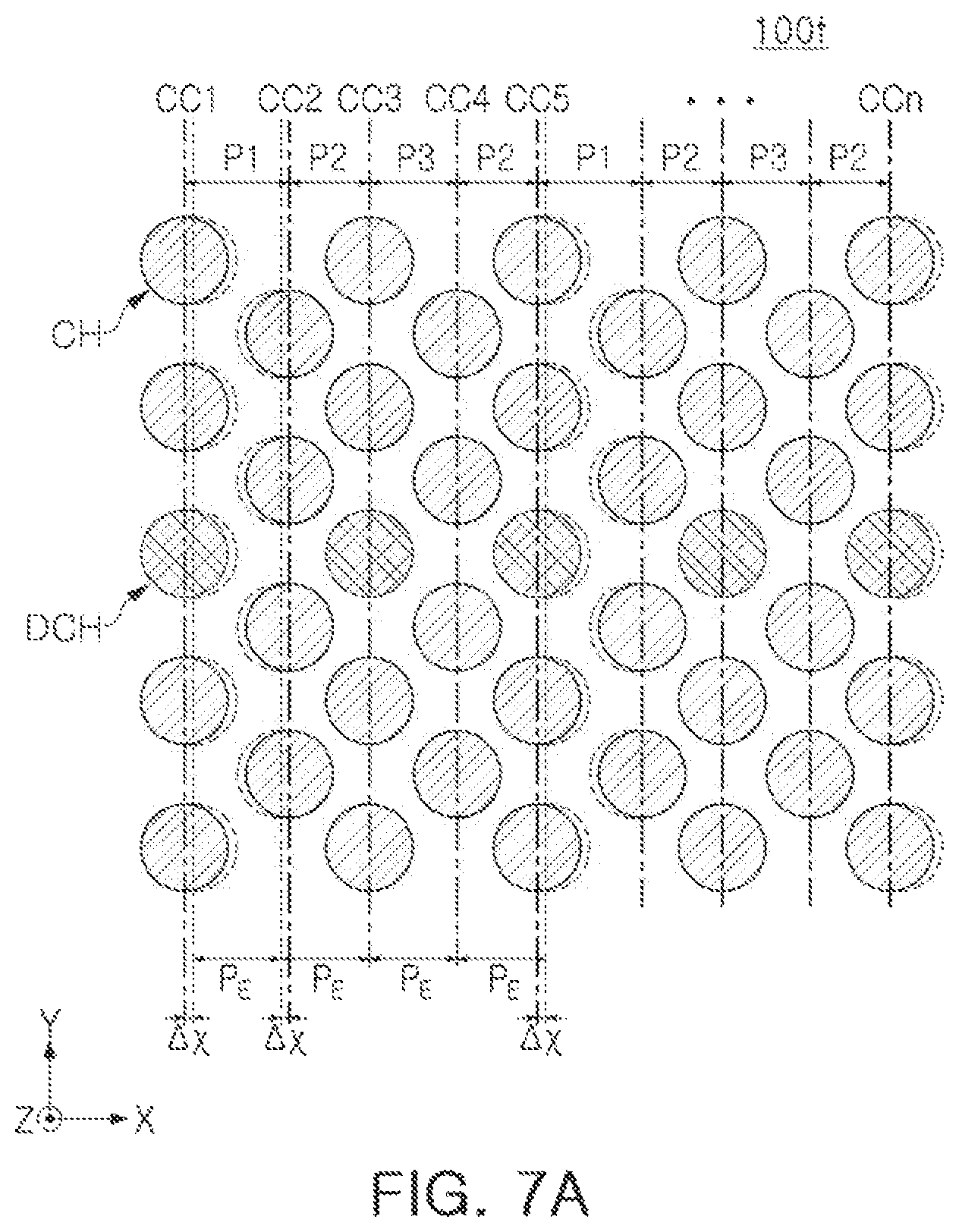 Patent US12426263 Figure 12 – Integrated circuit memory devices having multi-pitch channel columns therein