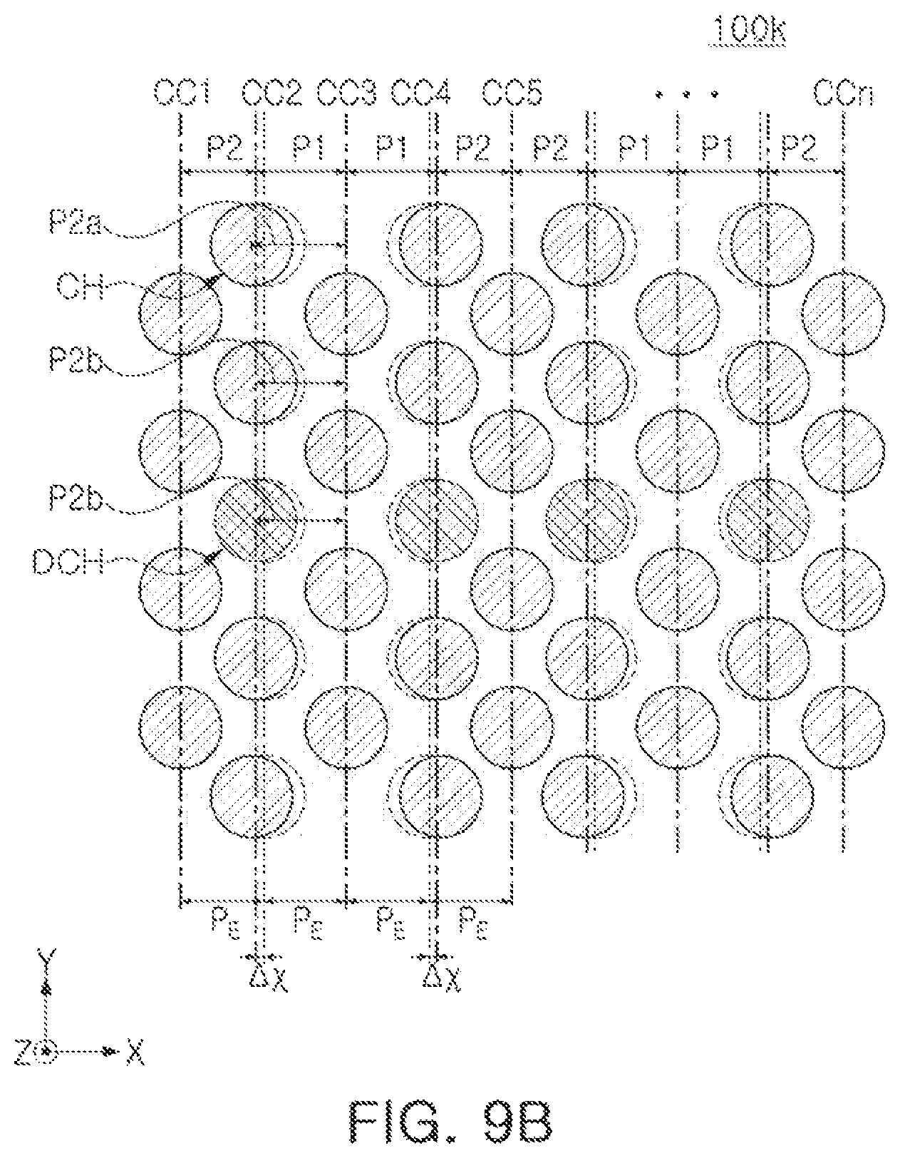 Patent US12426263 Figure 17 – Integrated circuit memory devices having multi-pitch channel columns therein