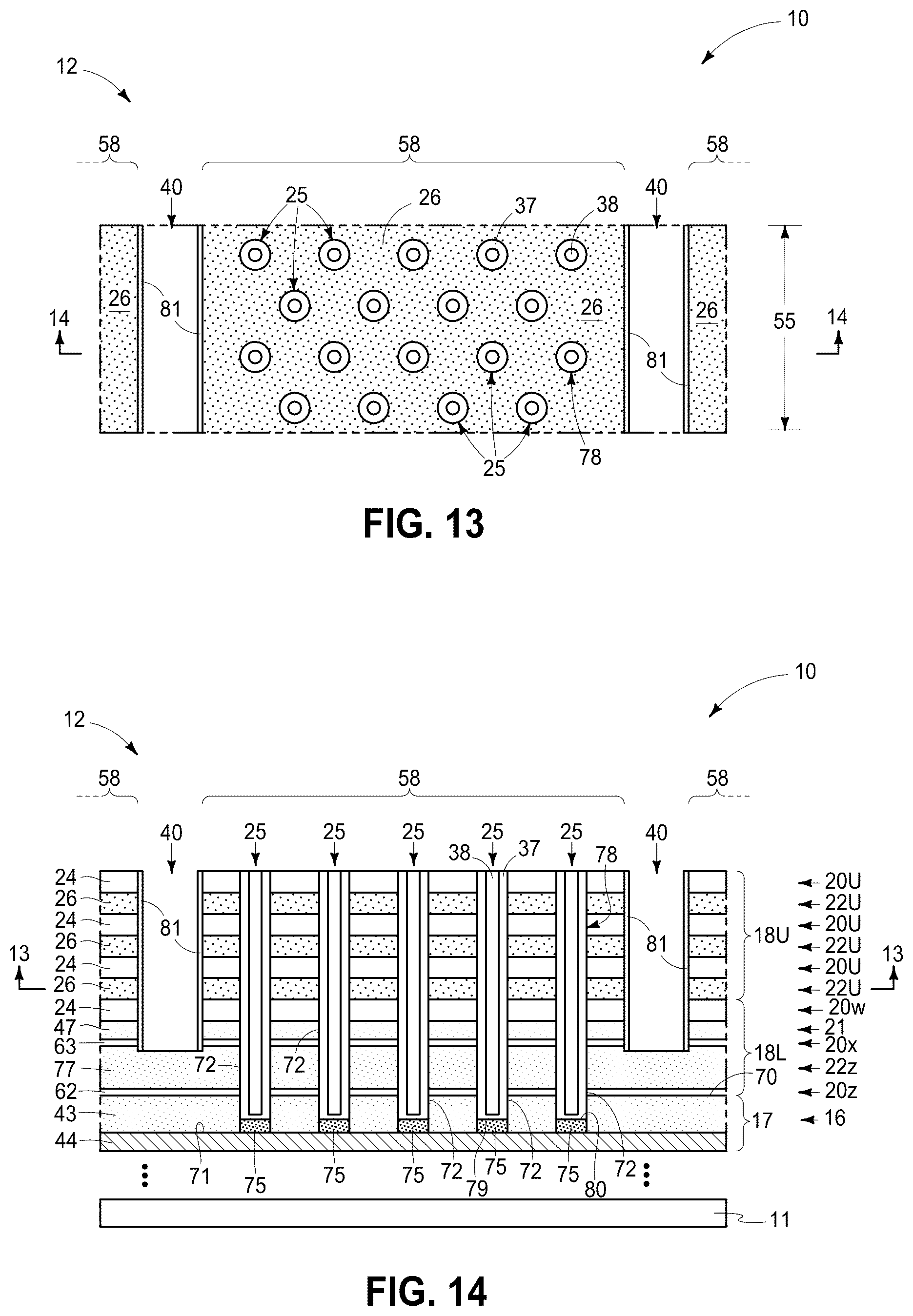 Patent US12426266 Figure 7 – Memory arrays comprising strings of memory cells with conductive islands