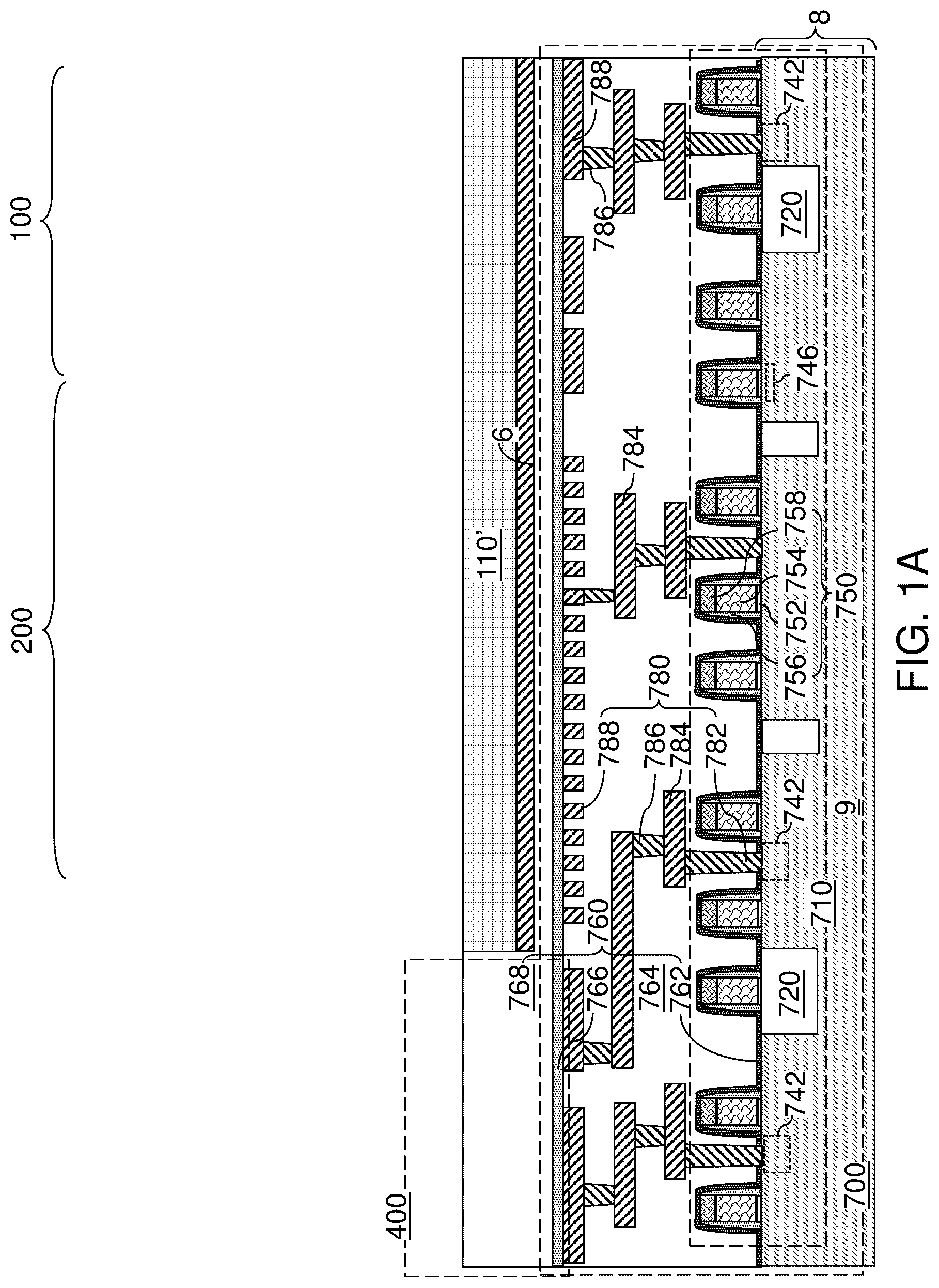 Patent US12426267 — Three-dimensional memory device and method of making thereof using sacrificial material regrowth — Figure 1