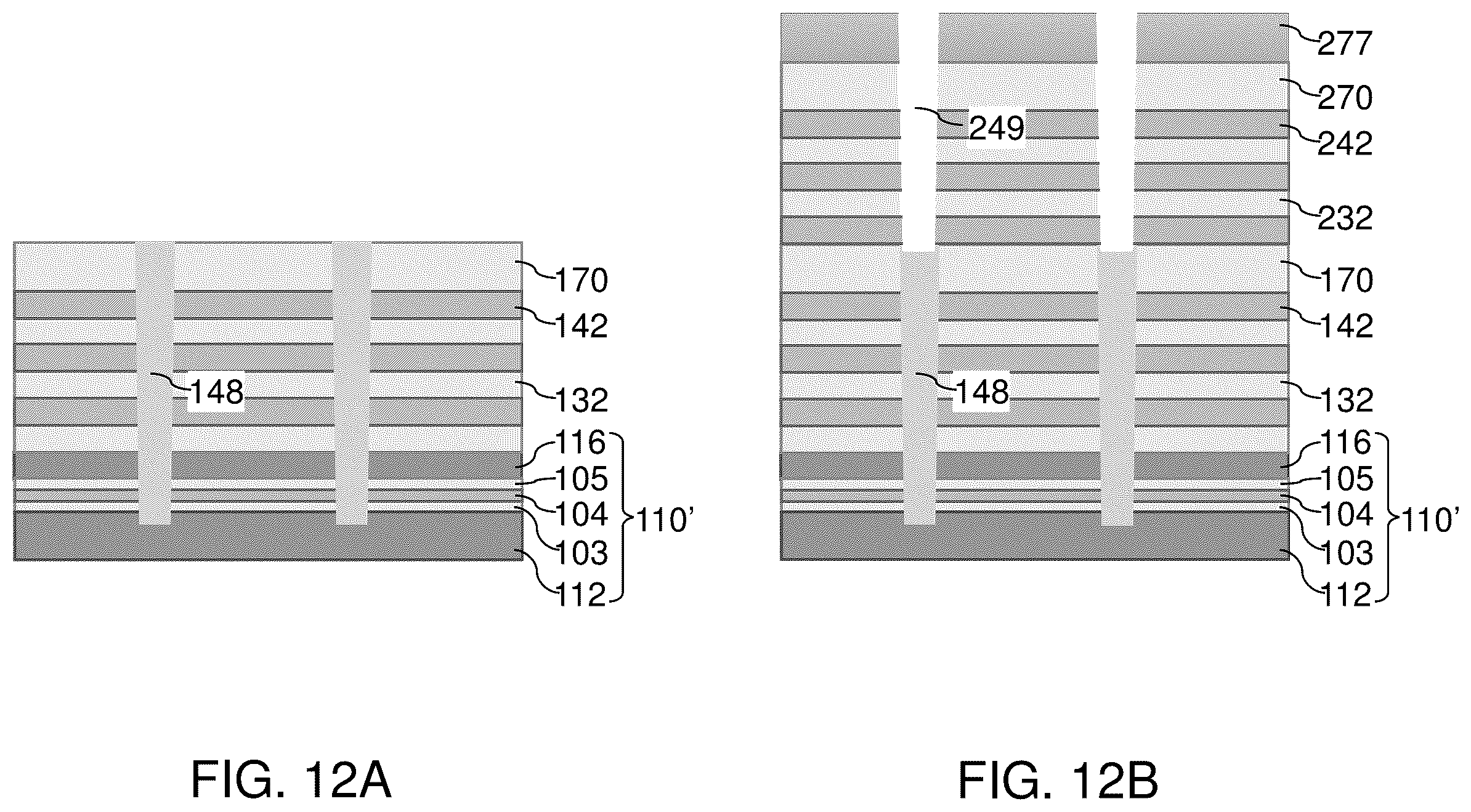 Patent US12426267 Figure 16 – Three-dimensional memory device and method of making thereof using sacrificial material regrowth
