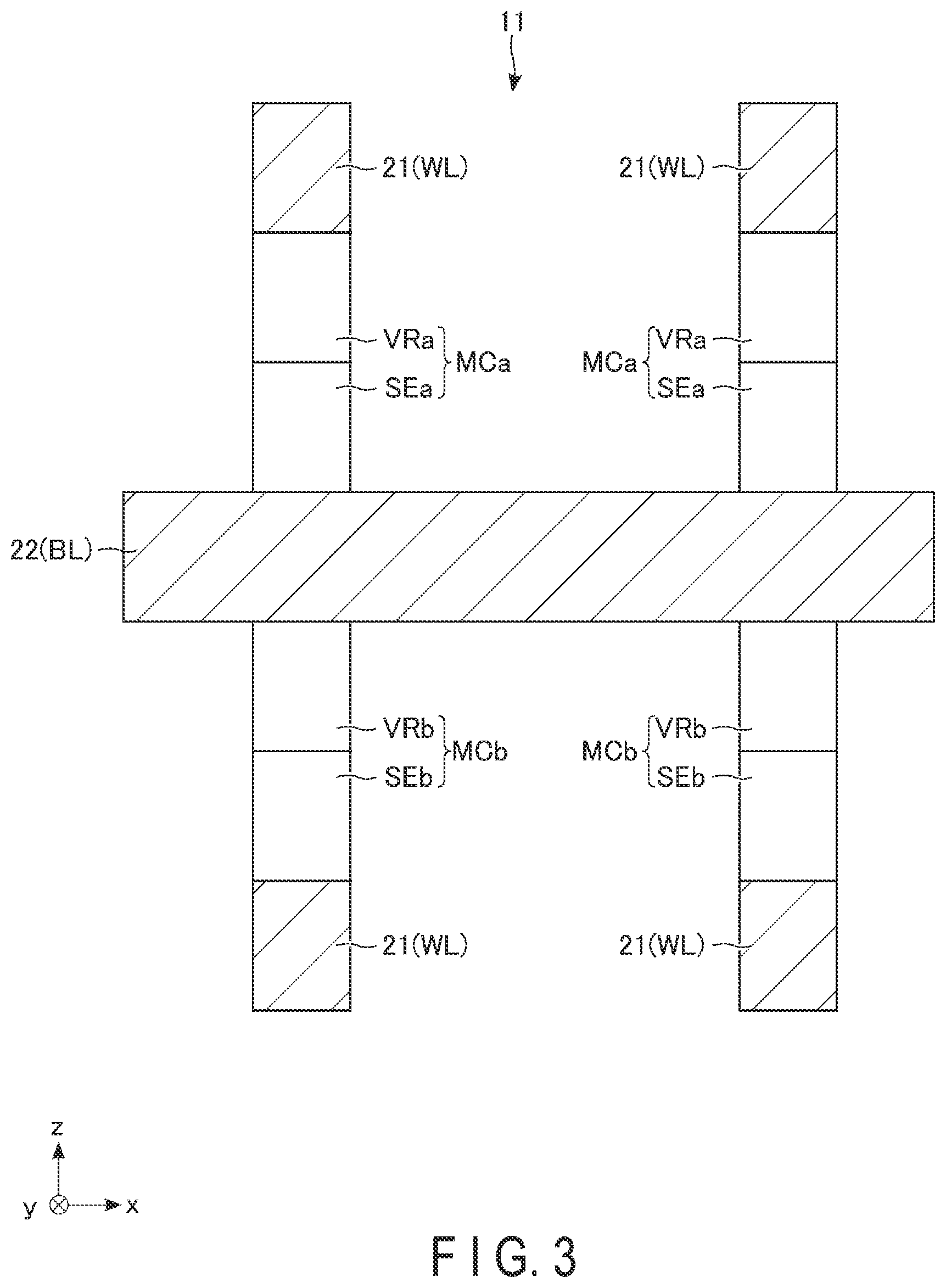 Patent US12426273 Figure 3 – Magnetoresistance memory device and method for manufacturing magnetoresistance memory device