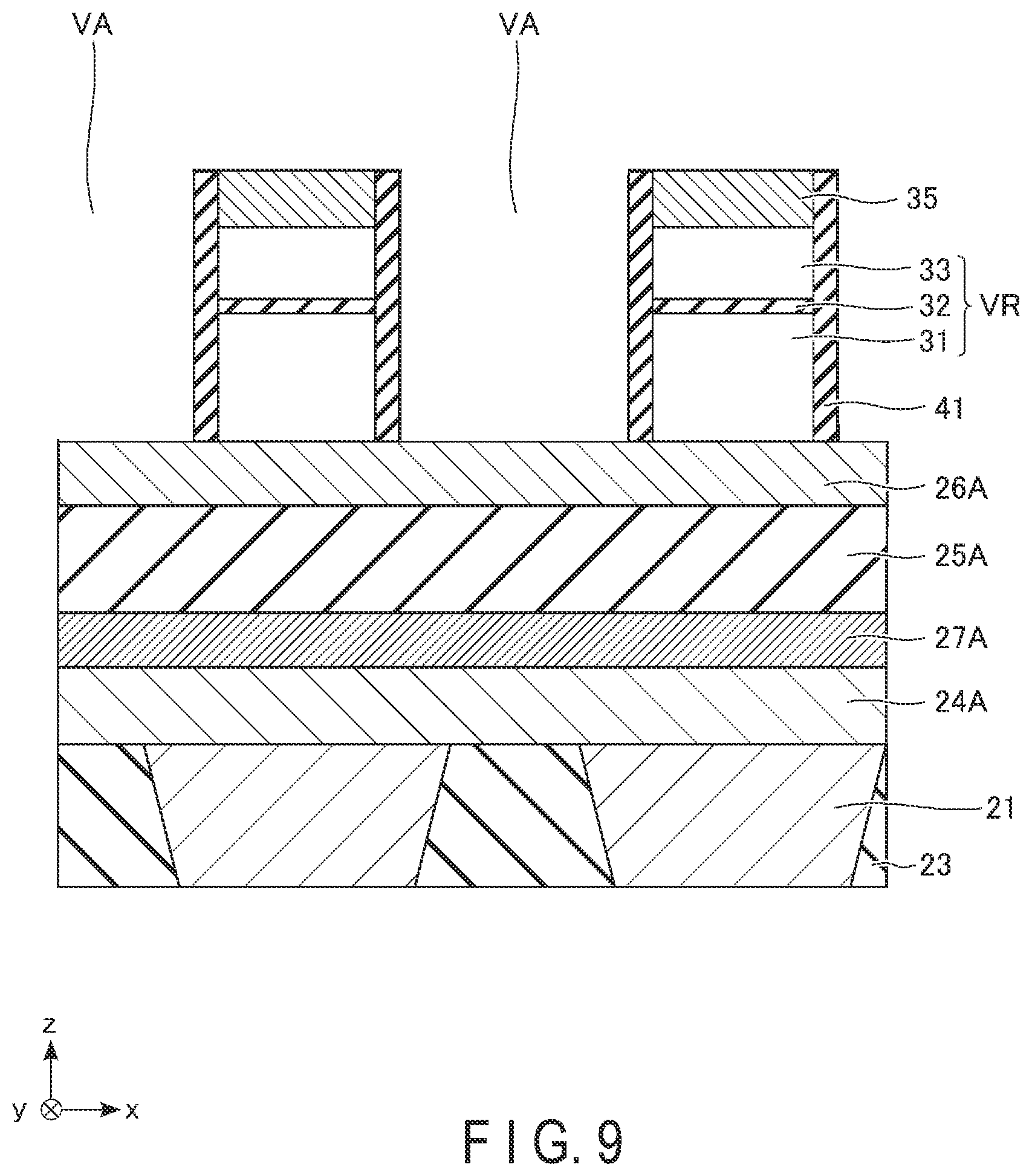 Patent US12426273 Figure 9 – Magnetoresistance memory device and method for manufacturing magnetoresistance memory device