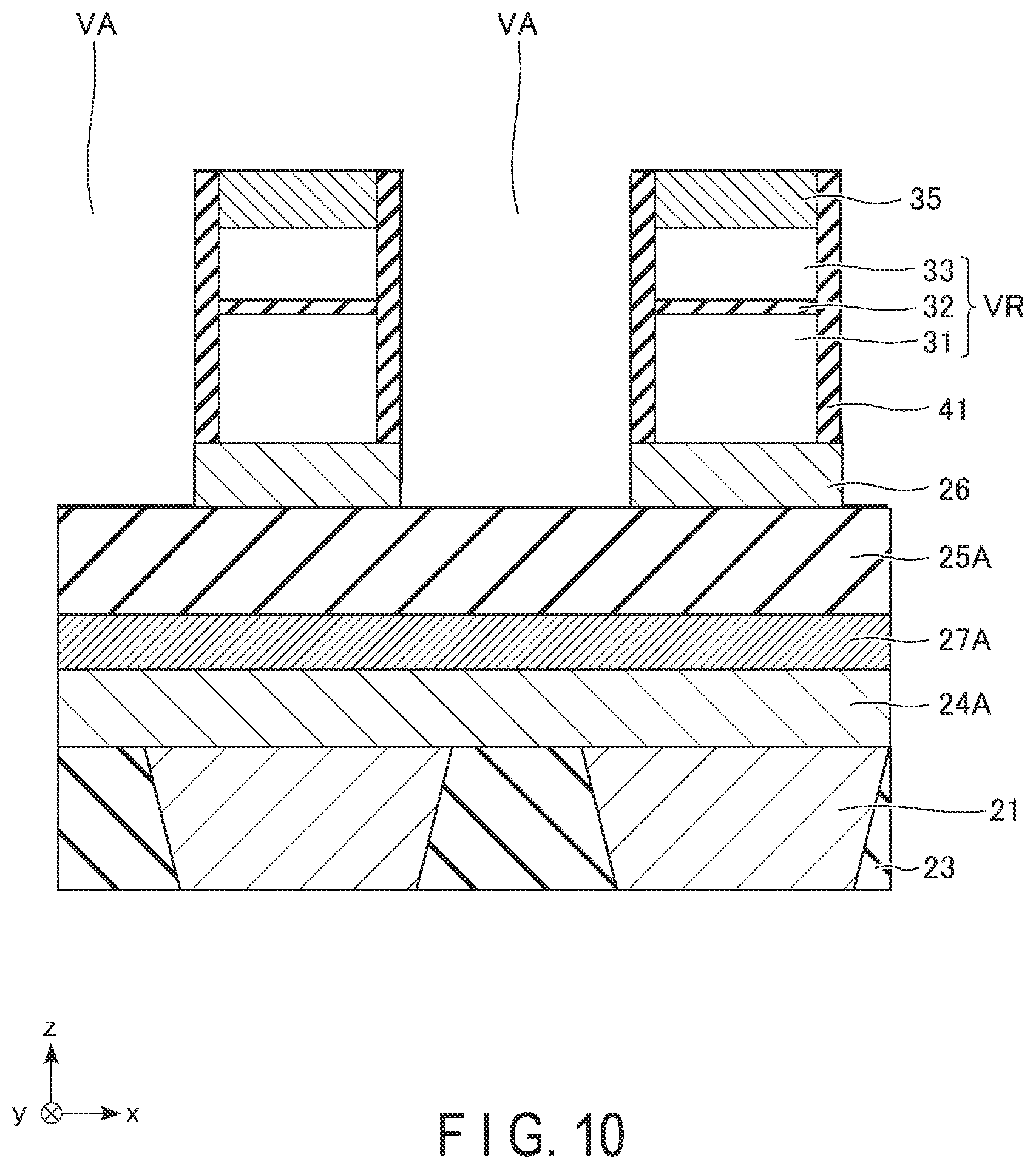 Patent US12426273 Figure 10 – Magnetoresistance memory device and method for manufacturing magnetoresistance memory device
