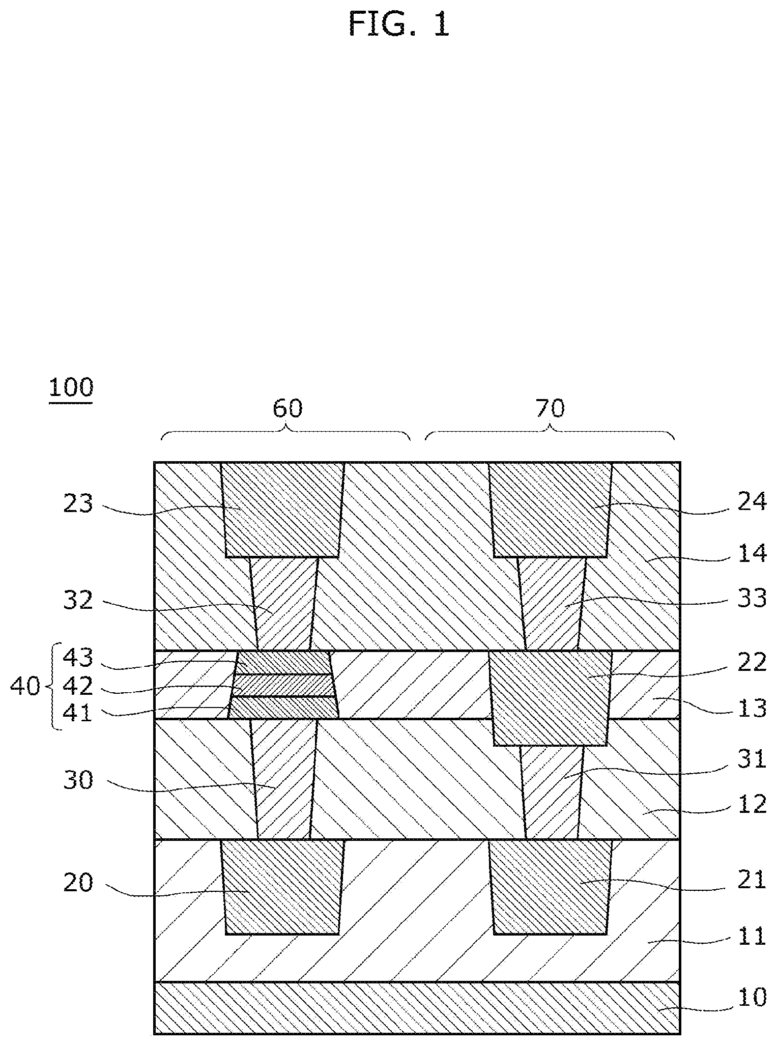 Patent US12426279 Figure 1 – Non-volatile storage device and method of manufacturing the same