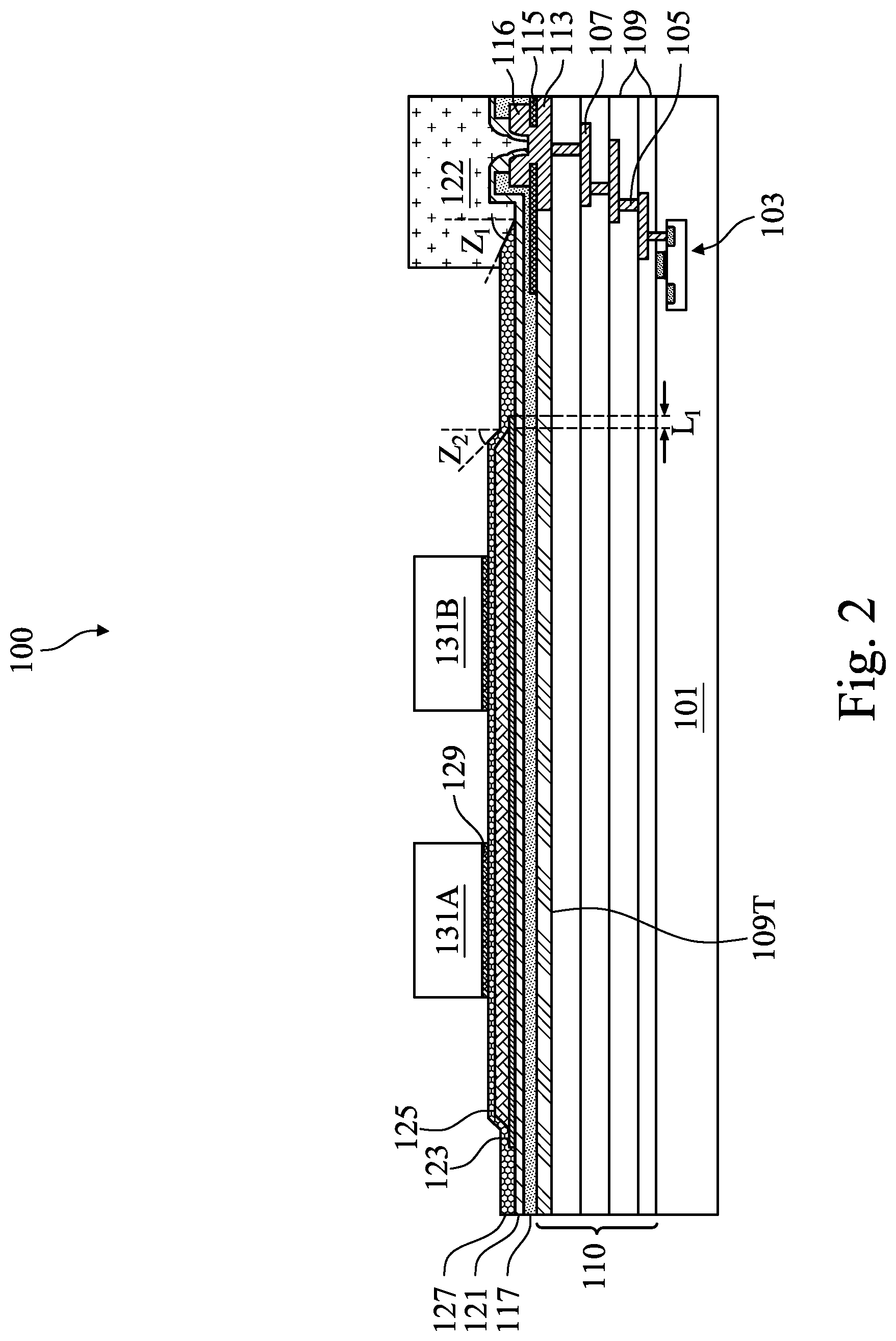 Patent US12426284 Figure 2 – Semiconductor device with inductive component and method of forming