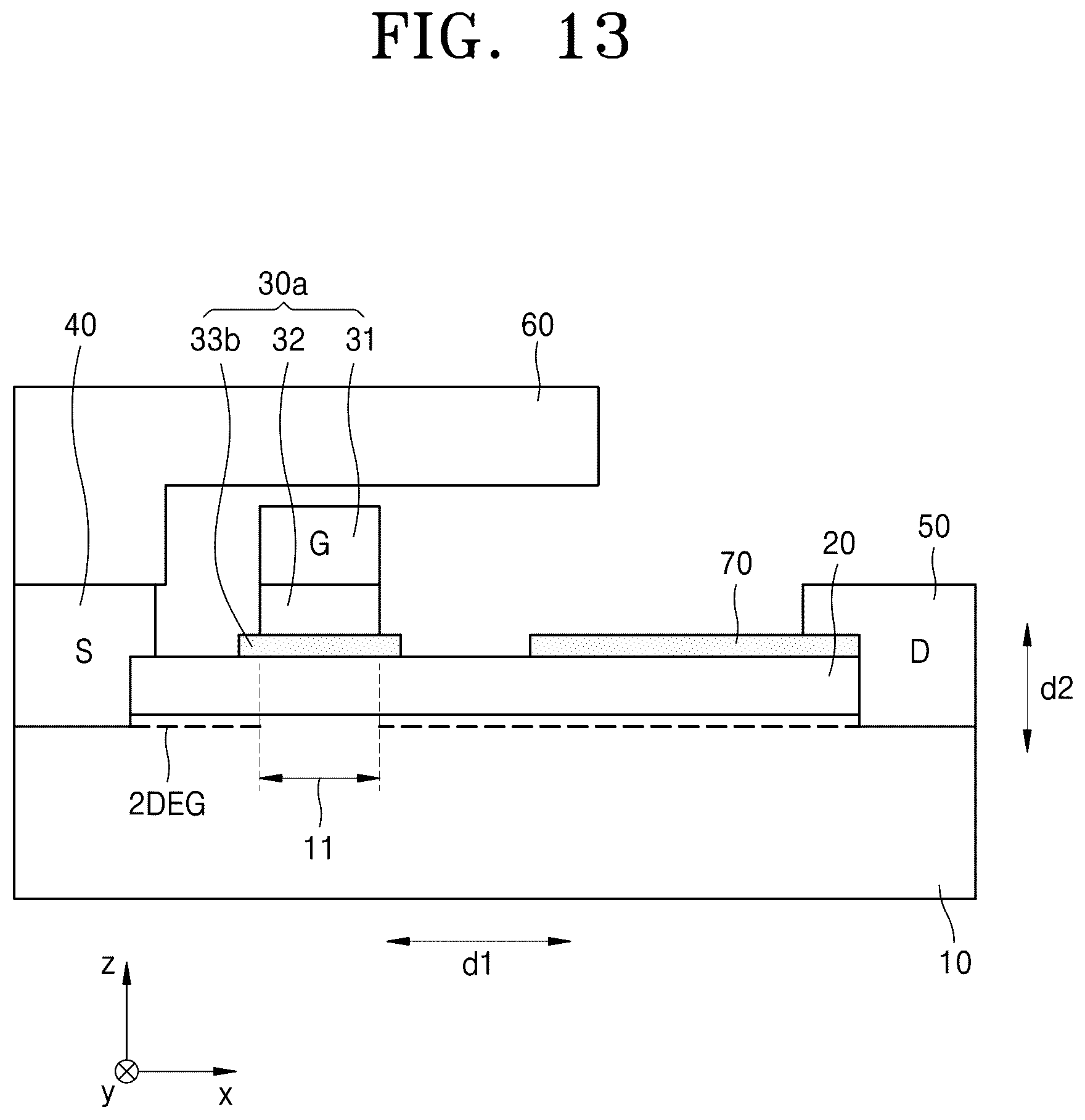 Patent US12426294 Figure 15 – High electron mobility transistor