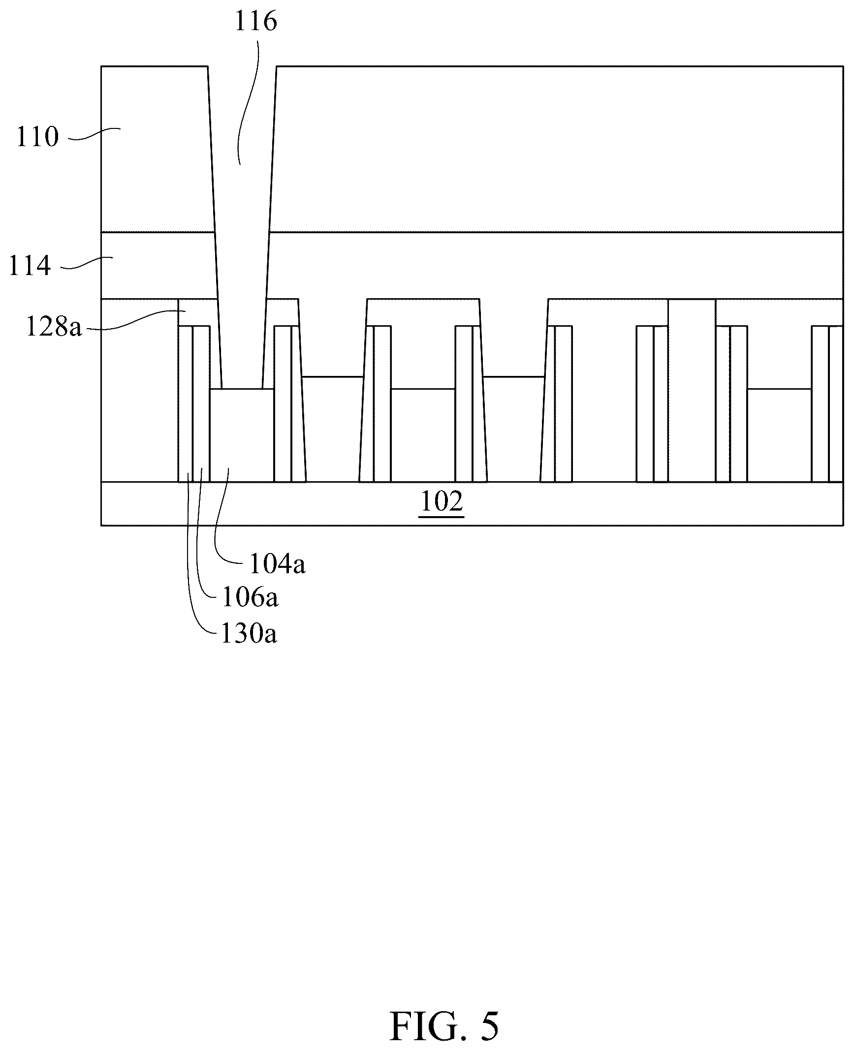 Patent US12426298 Figure 5 – Semiconductor device with metal cap on gate