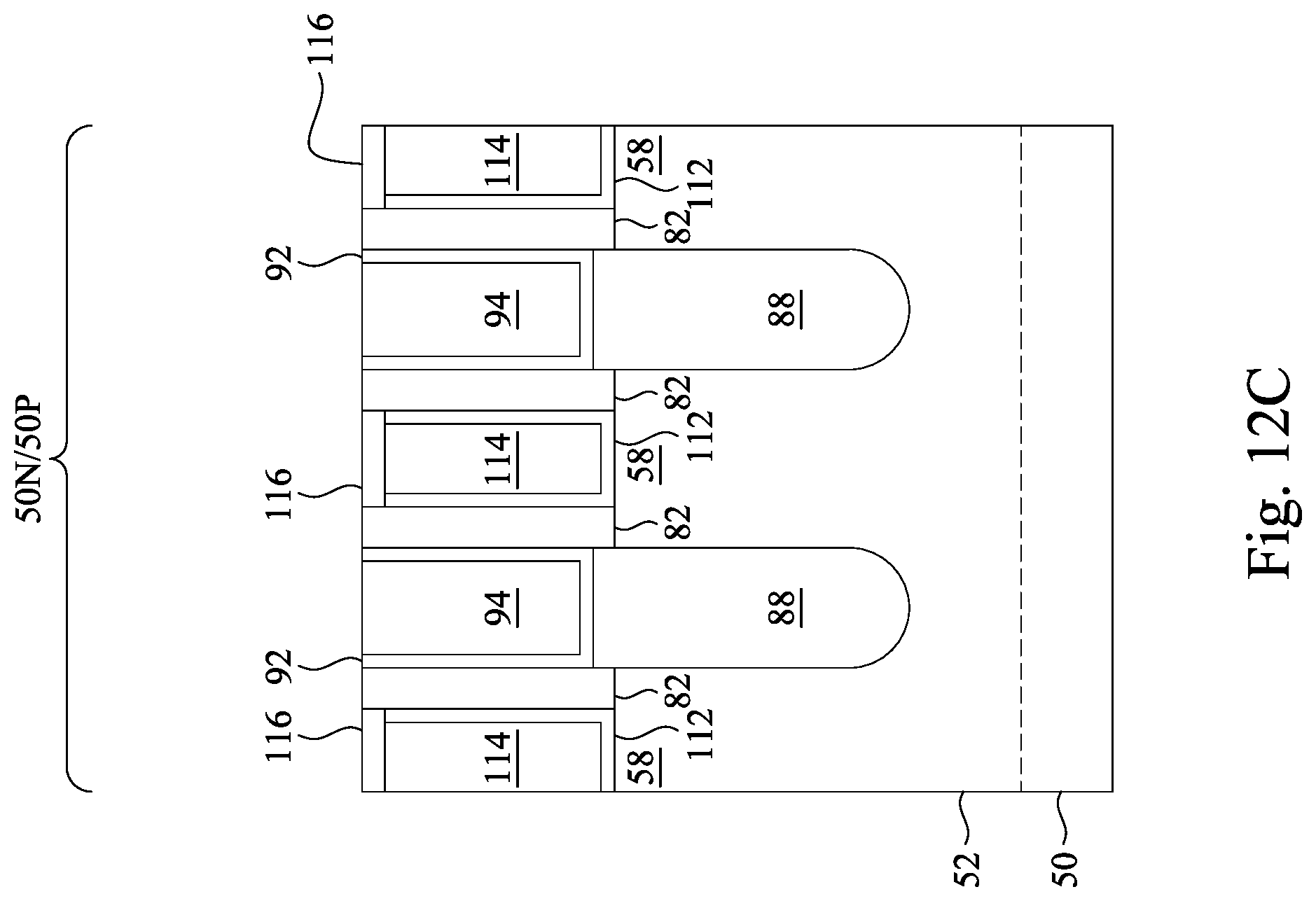Patent US12426300 Figure 19 – Transistor source/drain contacts and methods of forming the same