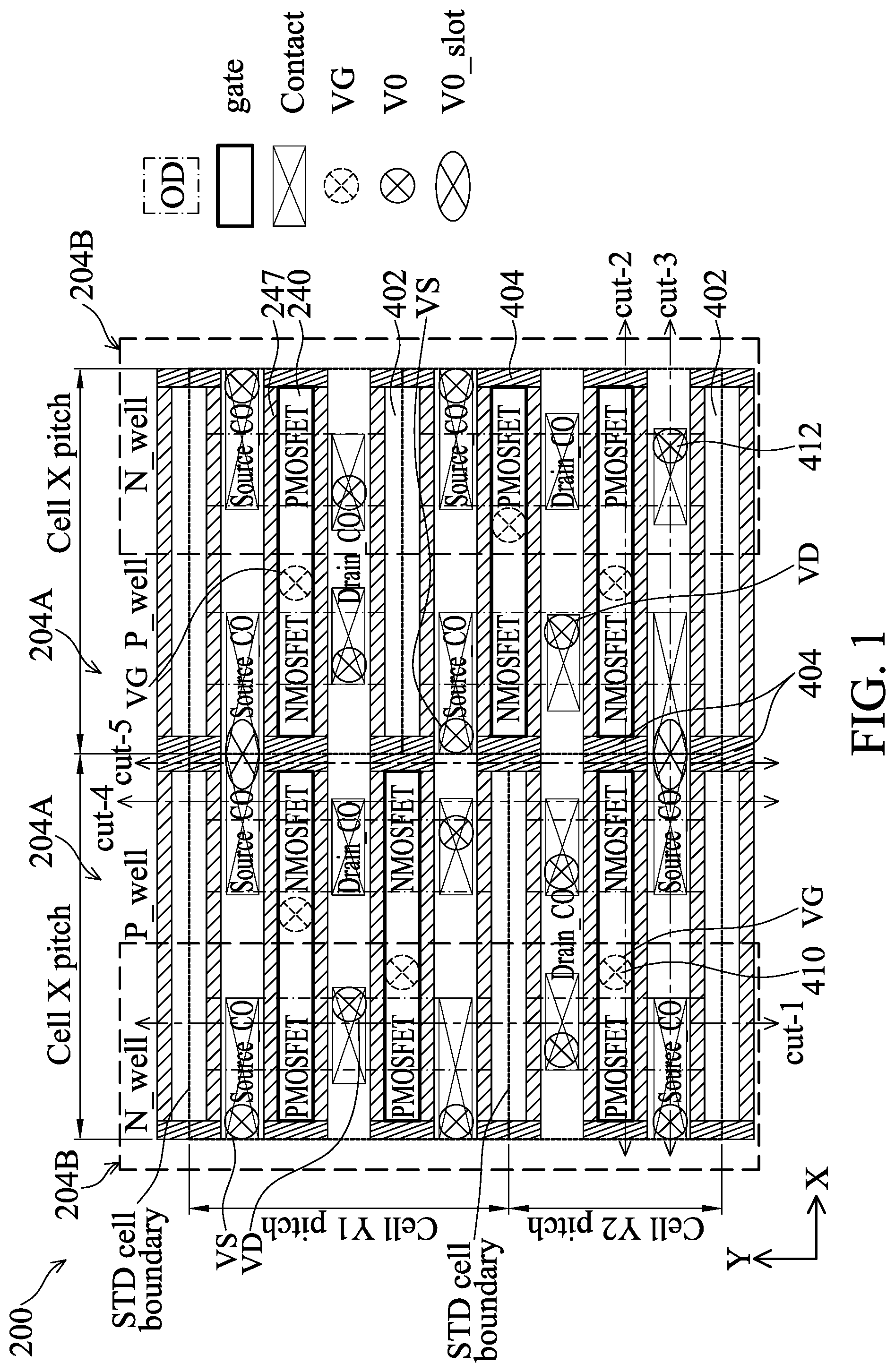 Patent US12426310 Figure 1 – Gate-all-around devices with optimized gate spacers and gate end dielectric