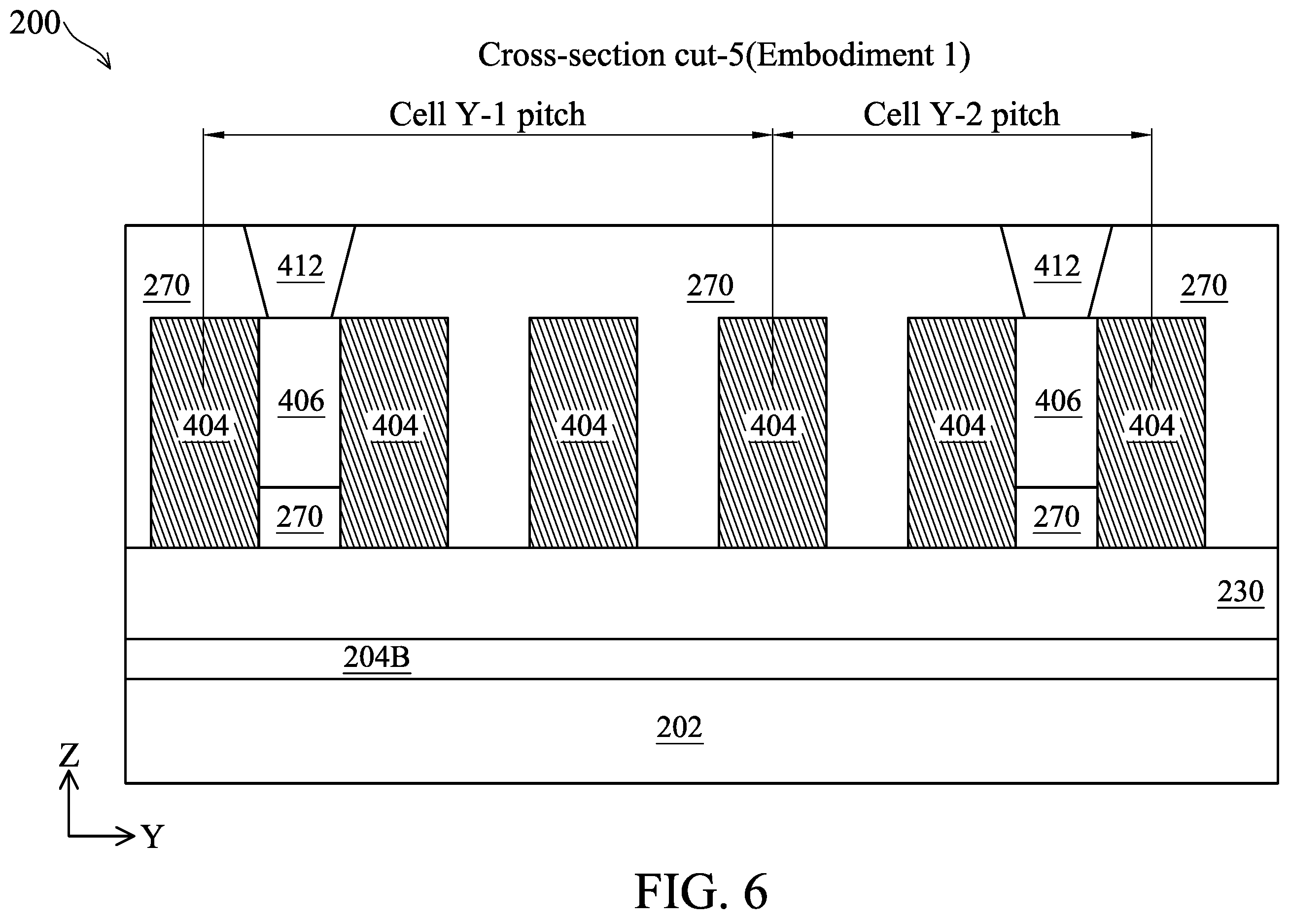 Patent US12426310 Figure 6 – Gate-all-around devices with optimized gate spacers and gate end dielectric