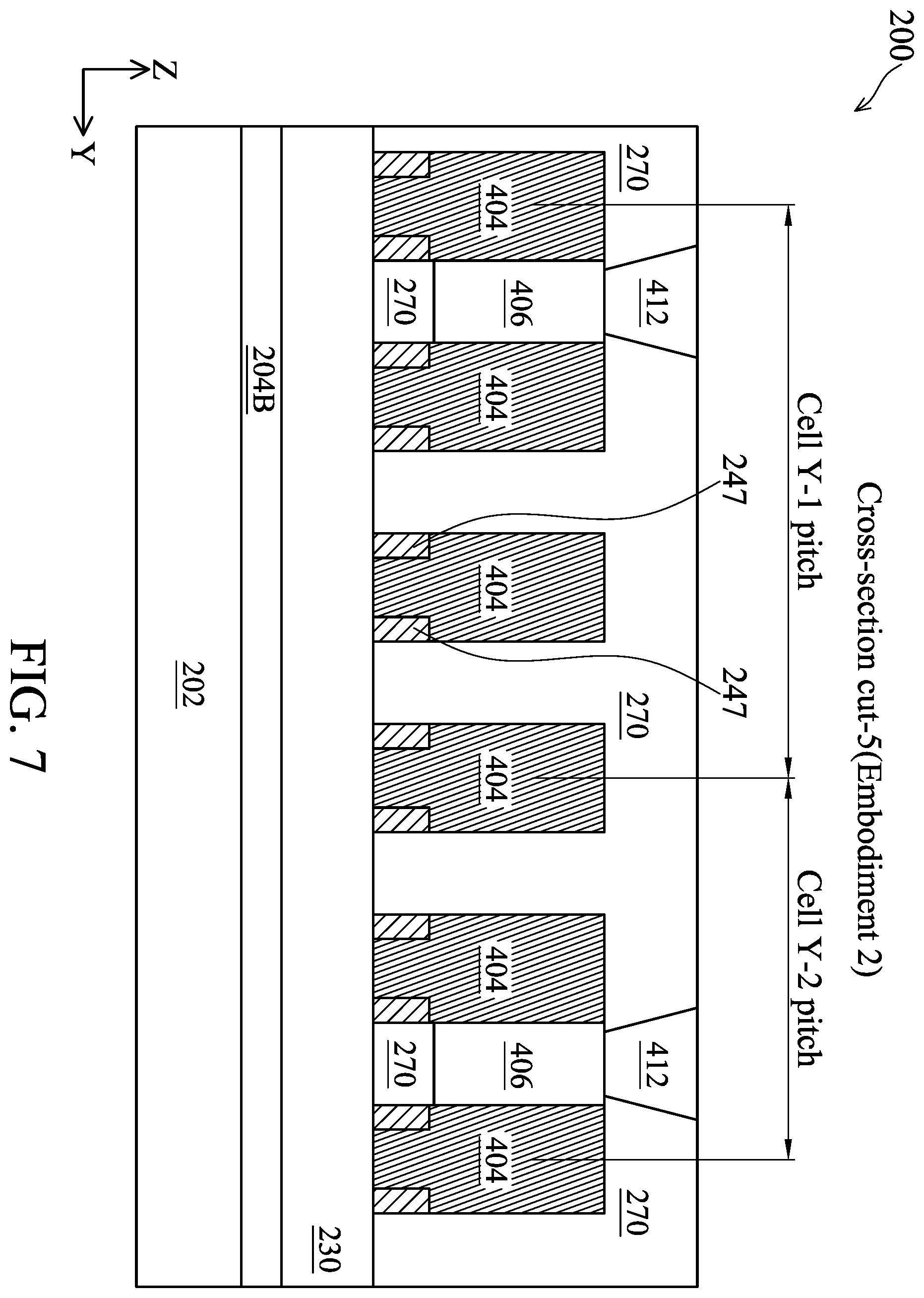 Patent US12426310 Figure 7 – Gate-all-around devices with optimized gate spacers and gate end dielectric