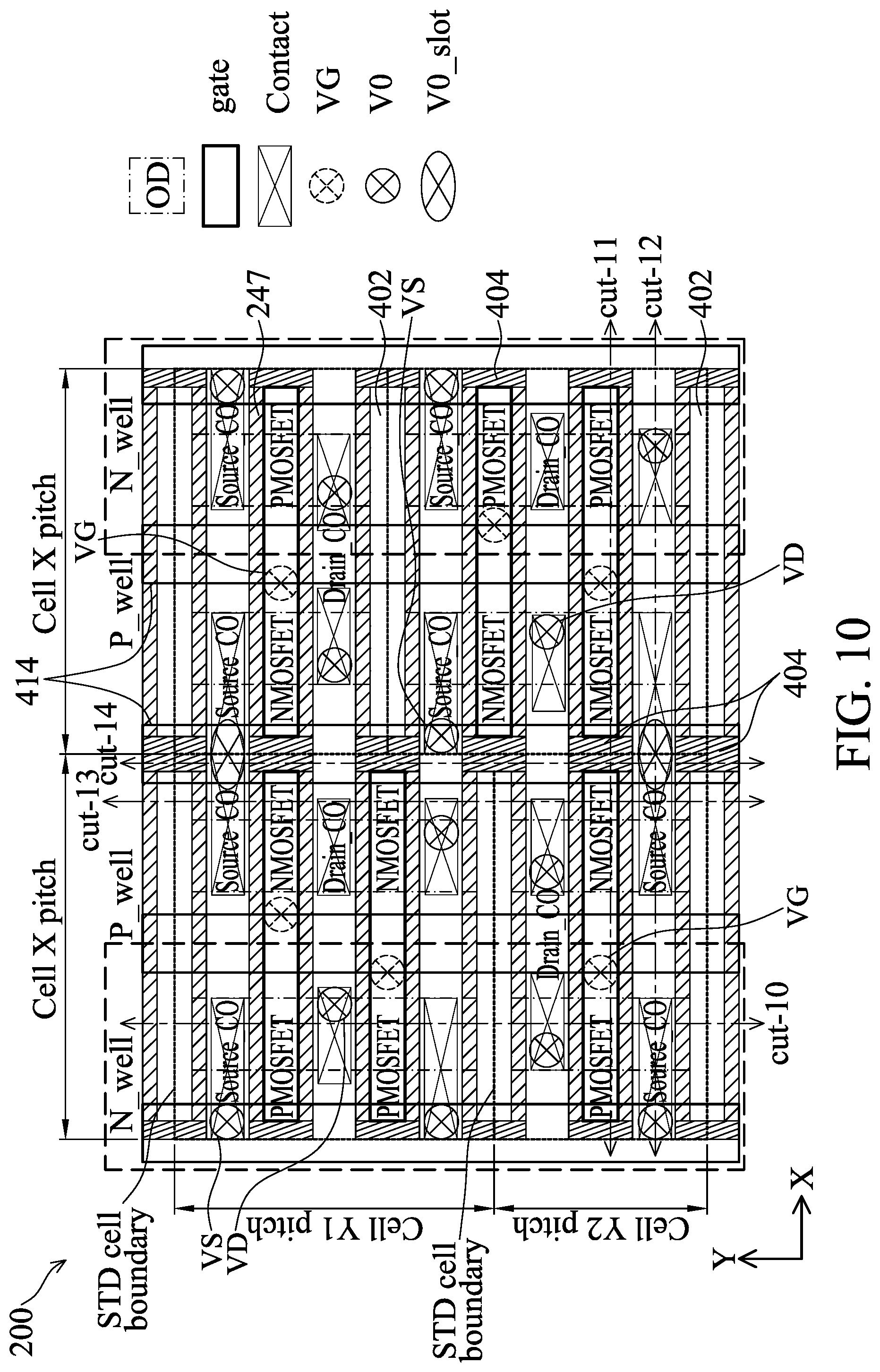 Patent US12426310 Figure 10 – Gate-all-around devices with optimized gate spacers and gate end dielectric