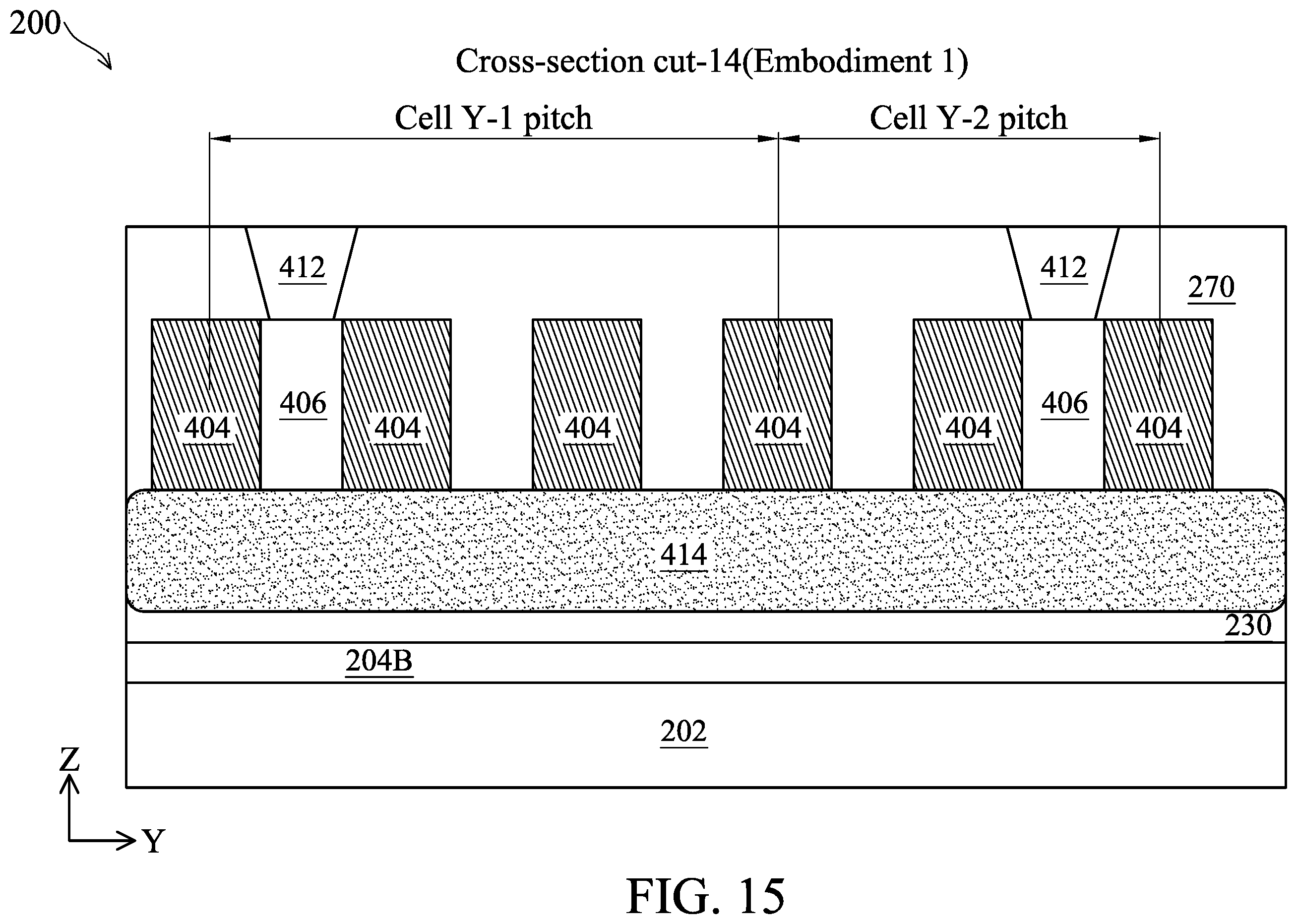 Patent US12426310 Figure 15 – Gate-all-around devices with optimized gate spacers and gate end dielectric