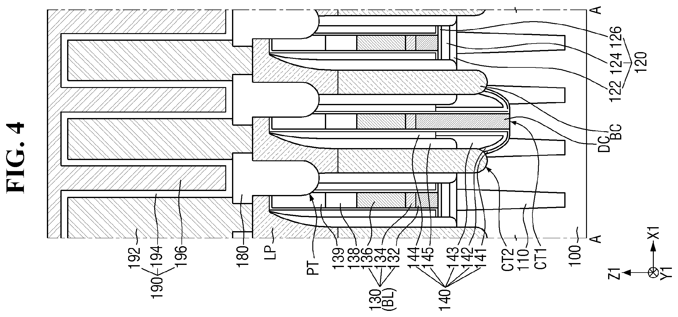 Patent US12426312 Figure 4 – Semiconductor device and method for fabricating the same