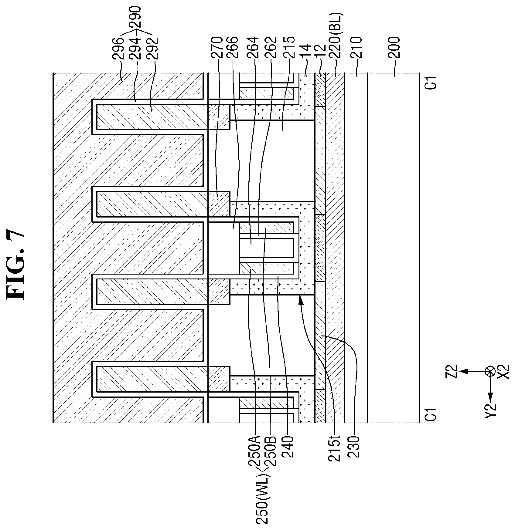 Patent US12426312 Figure 7 – Semiconductor device and method for fabricating the same