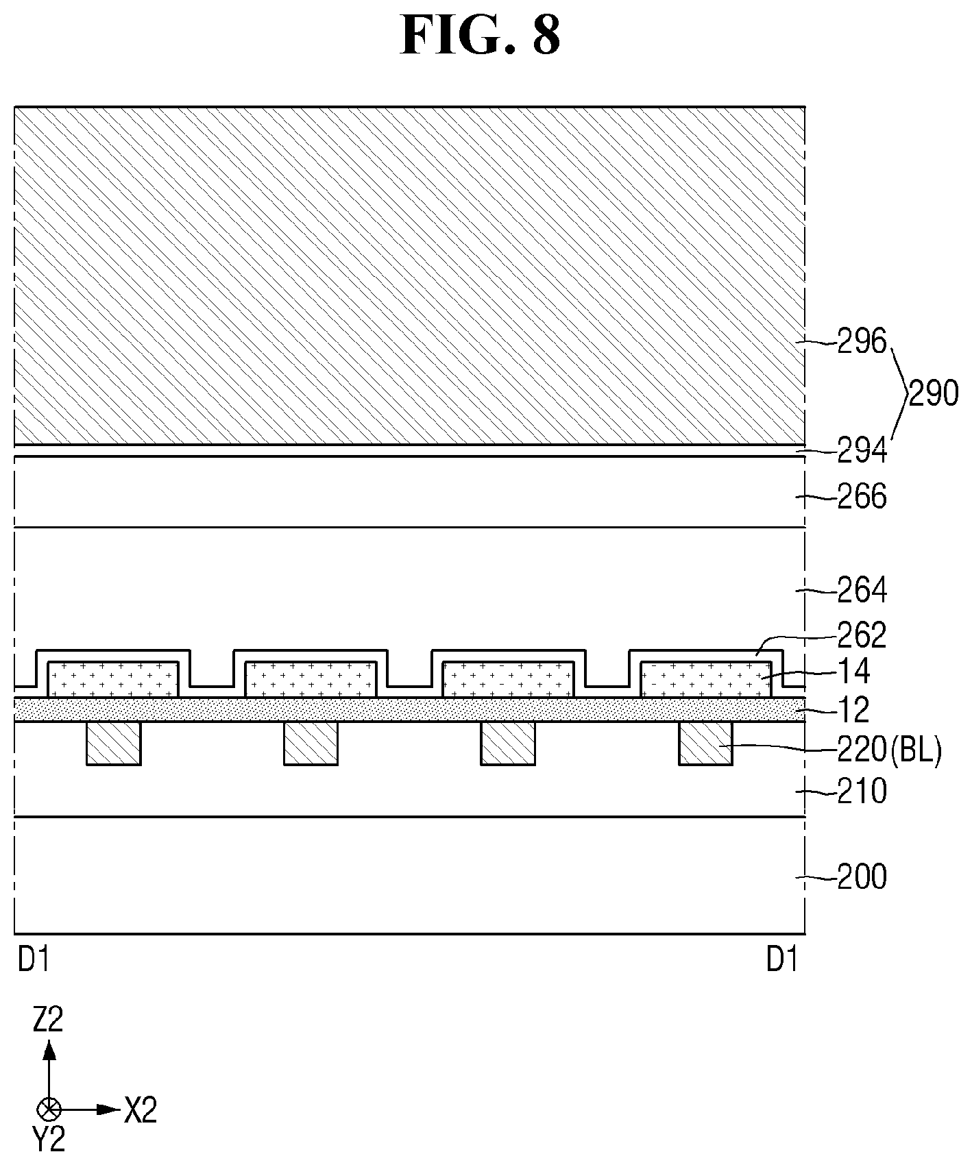 Patent US12426312 Figure 8 – Semiconductor device and method for fabricating the same