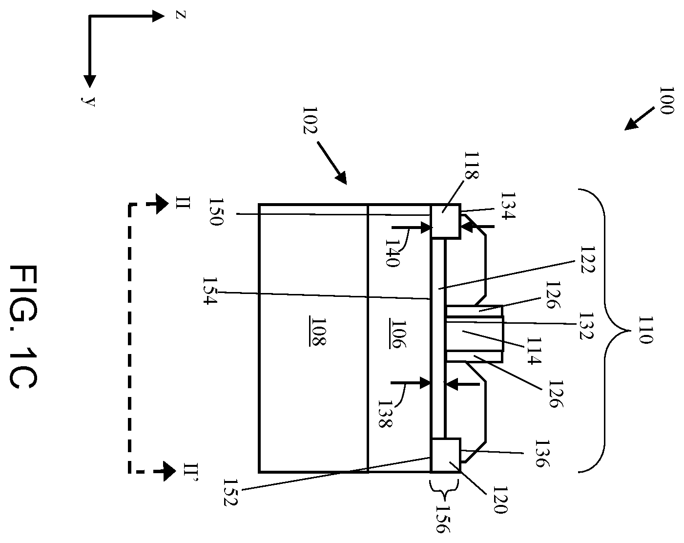 Patent US12426315 Figure 3 – IC device with vertically-graded silicon germanium region adjacent device channel and method for forming