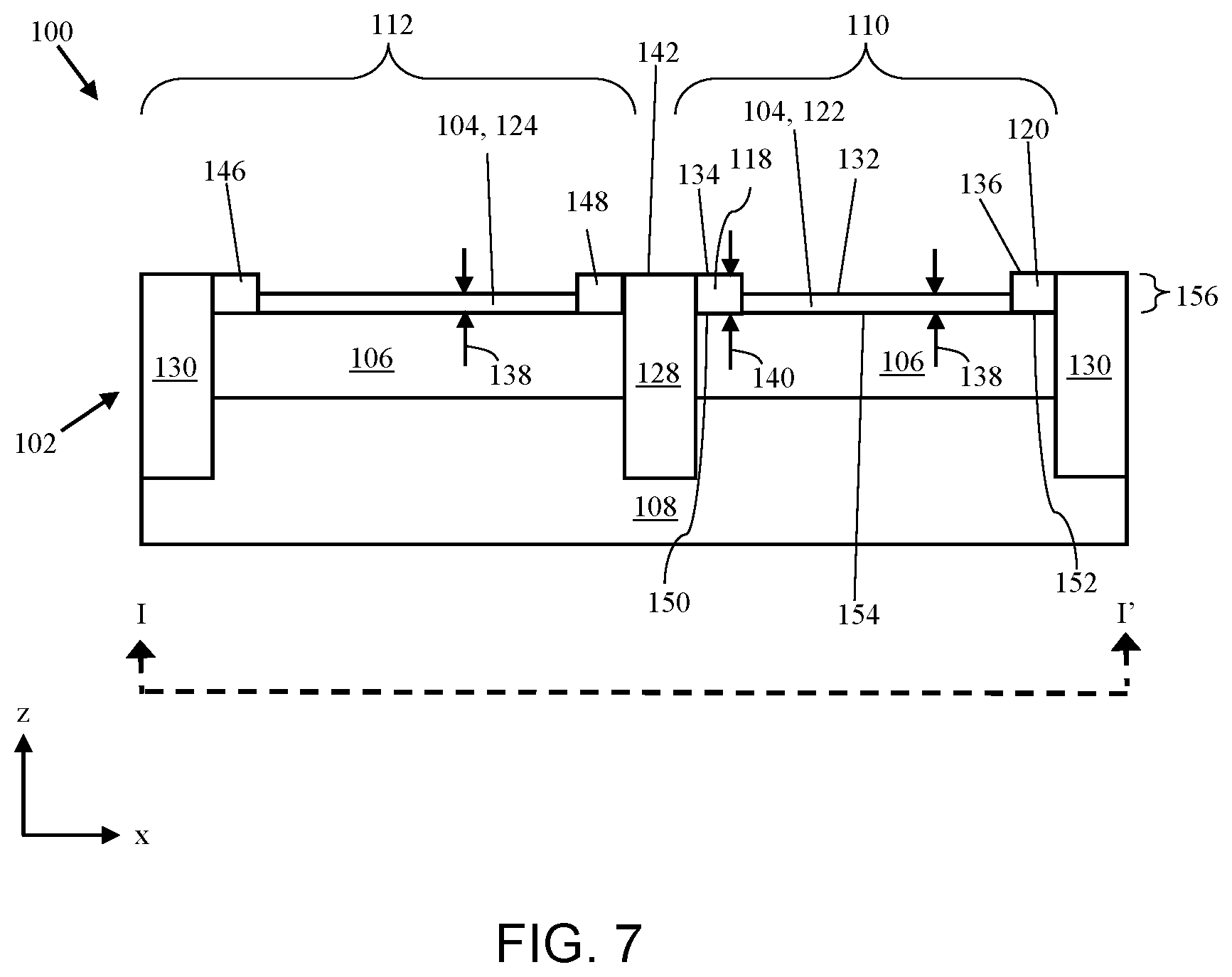 Patent US12426315 Figure 10 – IC device with vertically-graded silicon germanium region adjacent device channel and method for forming