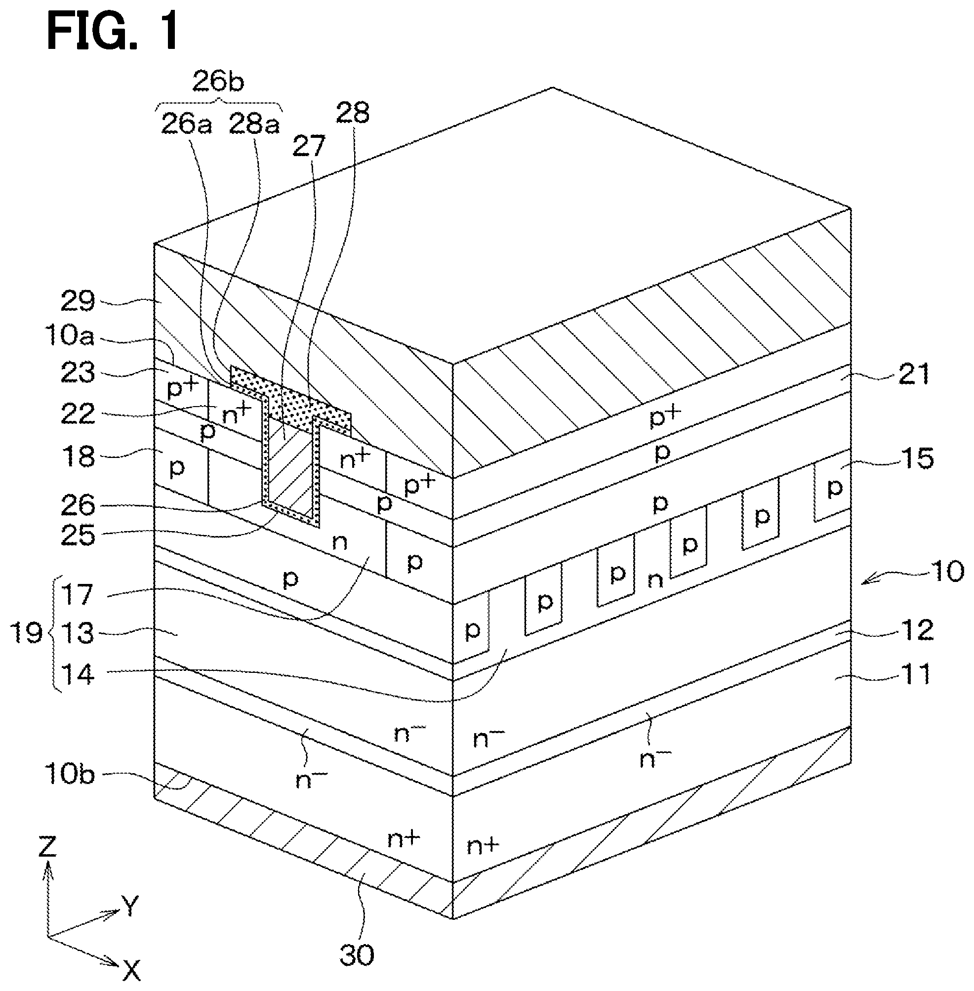 Patent US12426319 — Semiconductor device and method for manufacturing the same — Figure 1