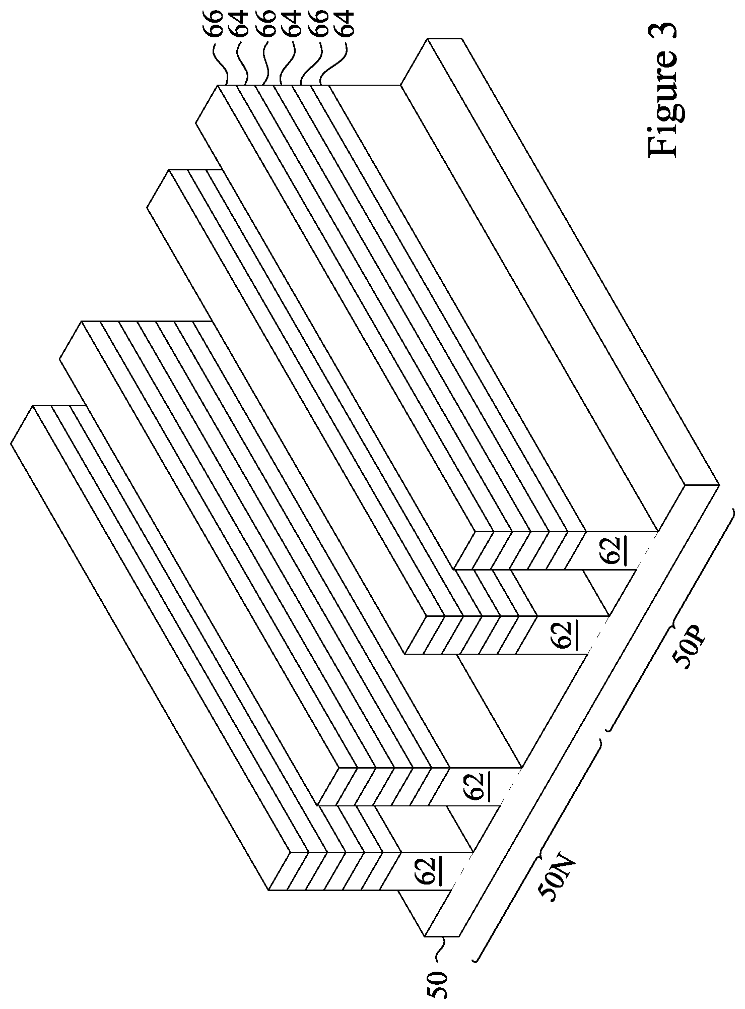 Patent US12426321 Figure 3 – Transistor gate structures and methods of forming the same