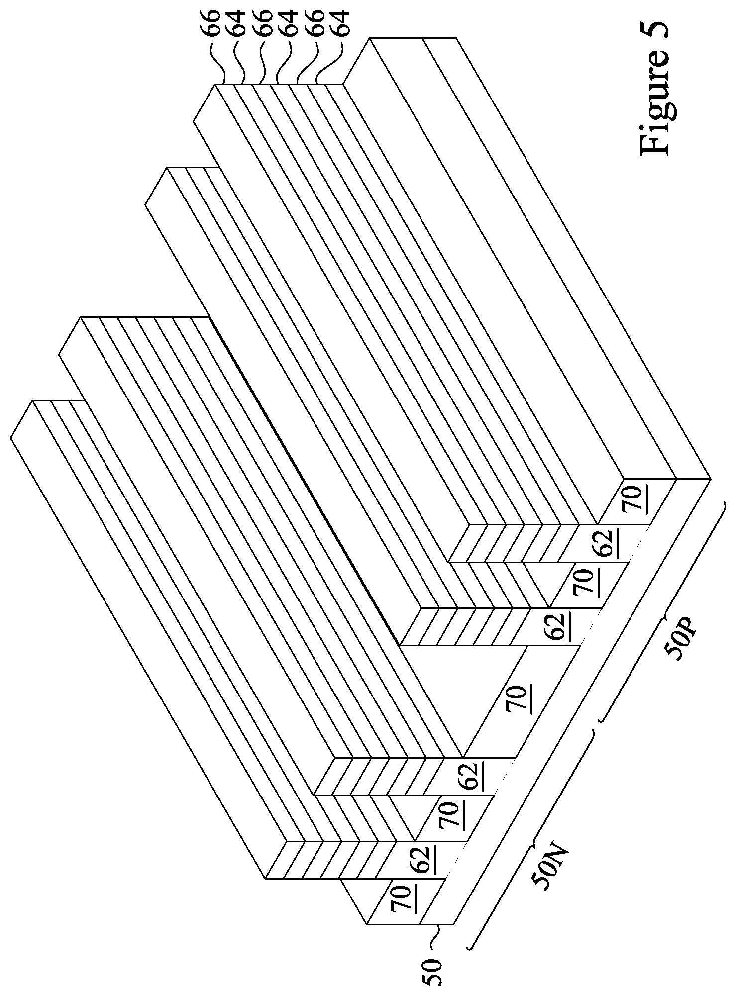Patent US12426321 Figure 5 – Transistor gate structures and methods of forming the same