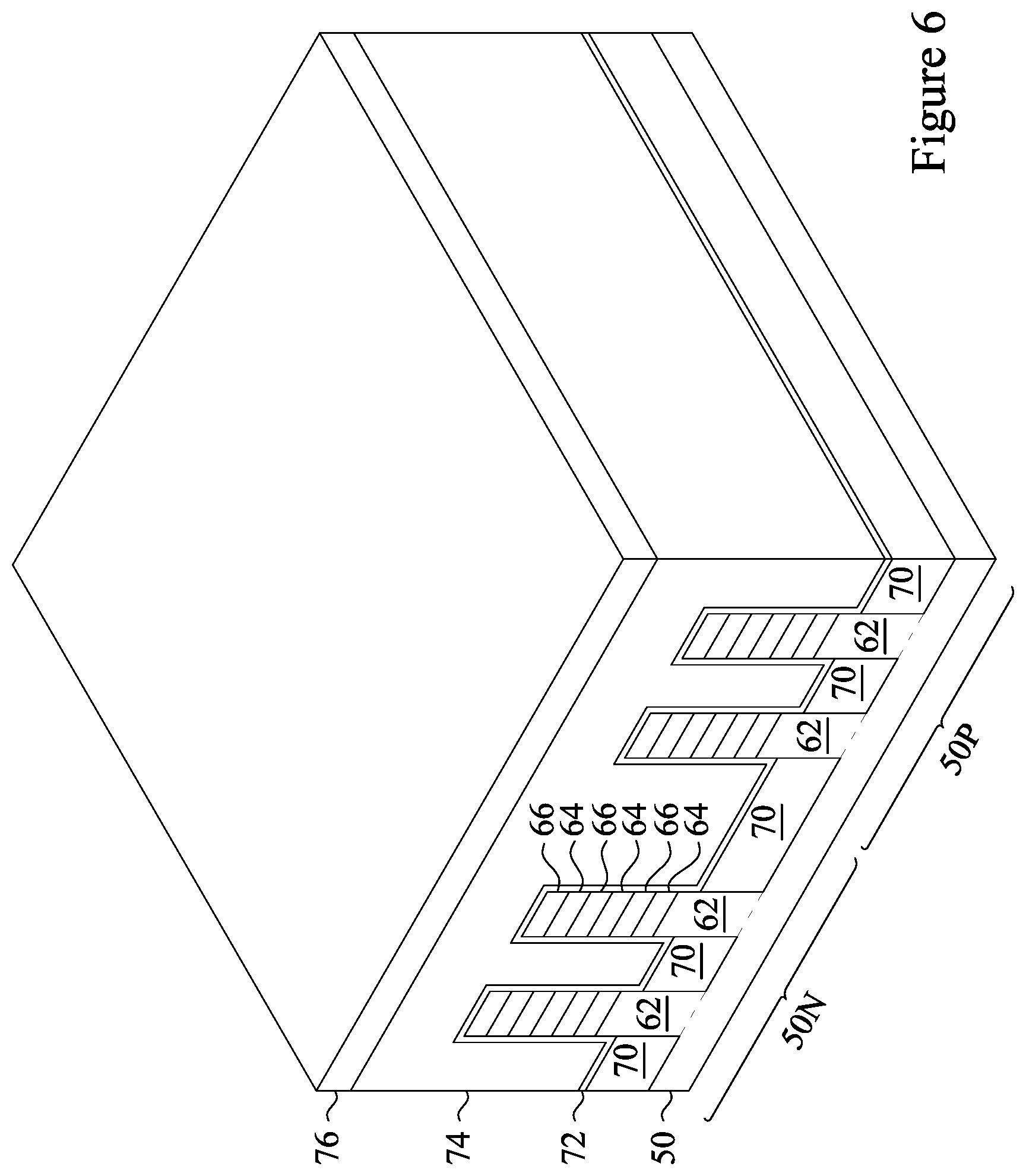 Patent US12426321 Figure 6 – Transistor gate structures and methods of forming the same