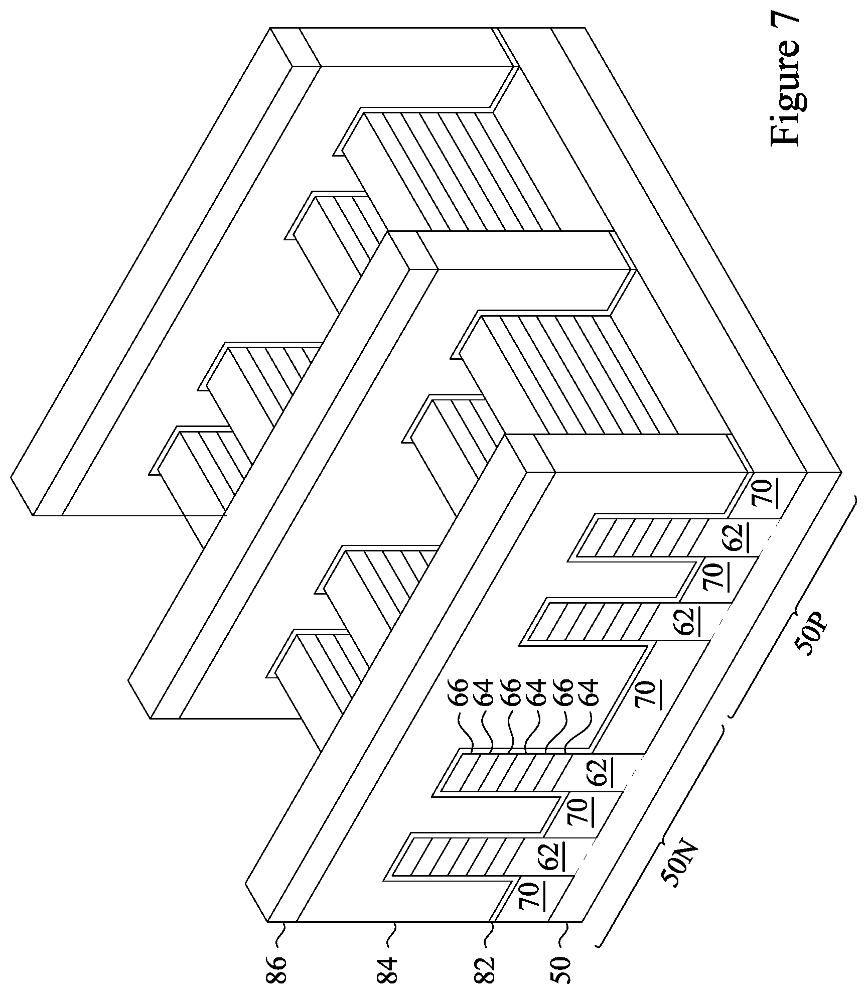 Patent US12426321 Figure 7 – Transistor gate structures and methods of forming the same
