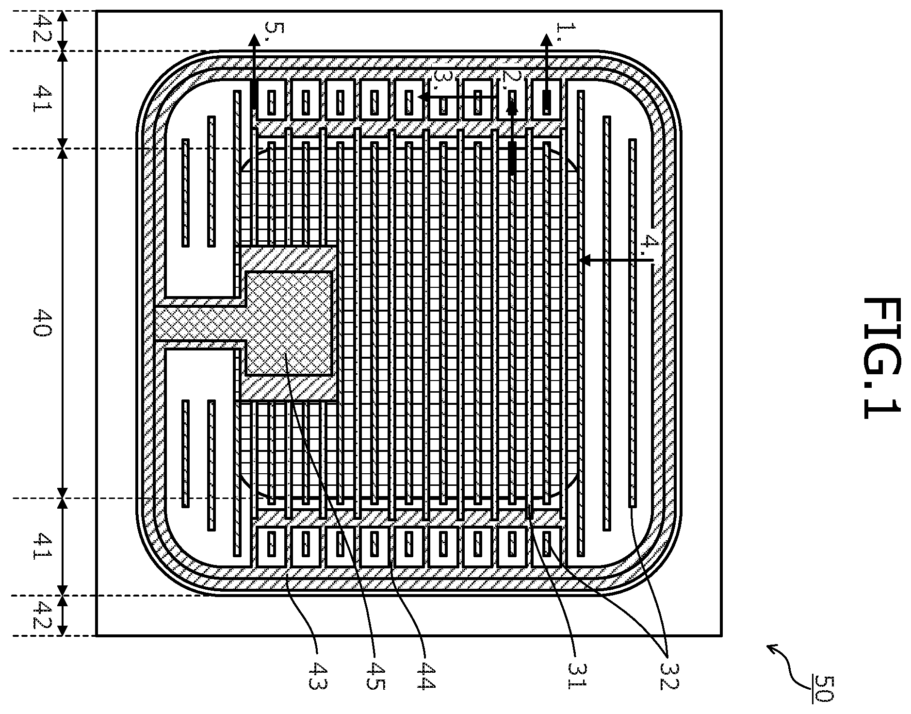 Patent US12426330 Figure 1 – Semiconductor device