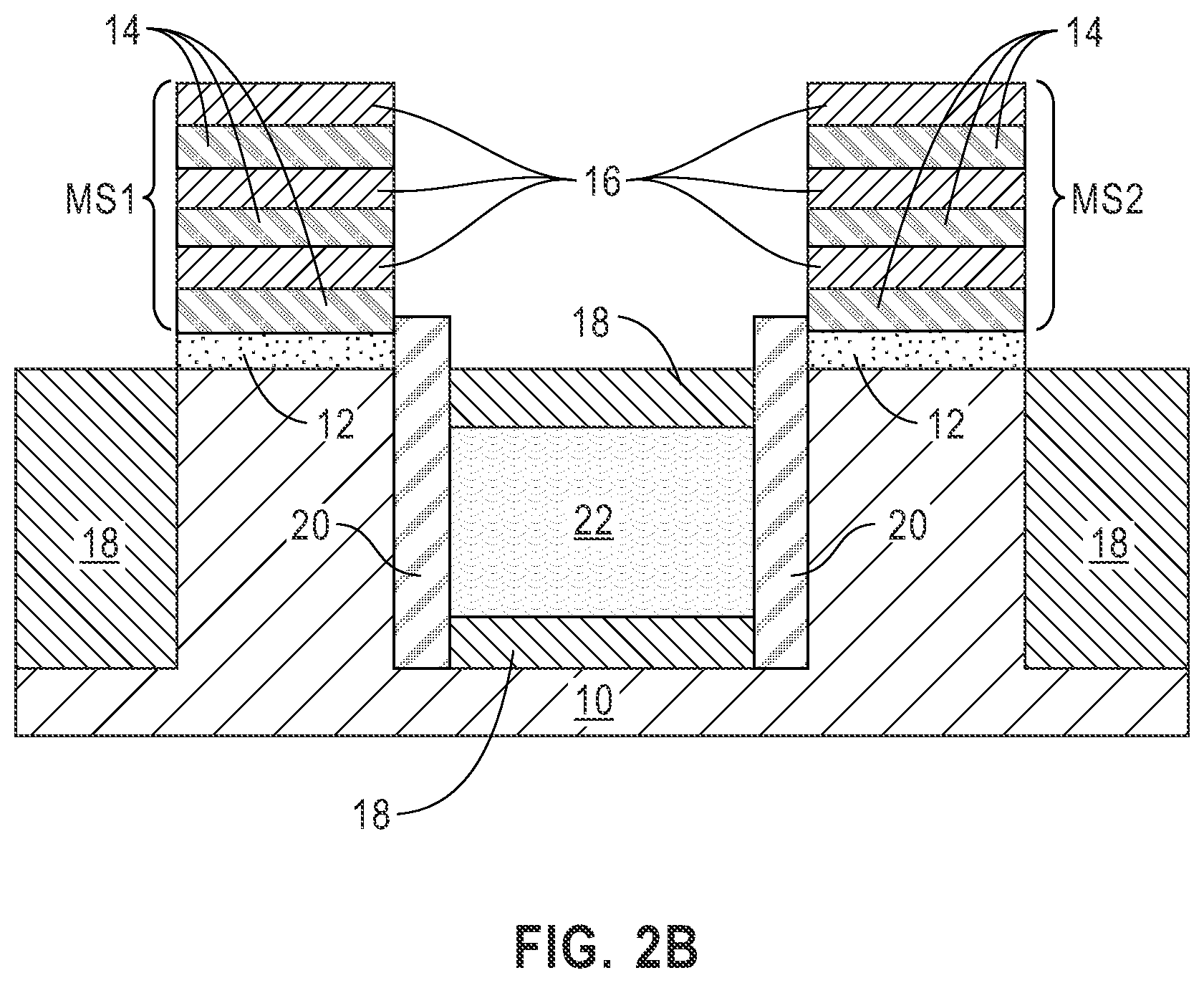 Patent US12426338 Figure 2 – Buried power rail with robust connection to a wrap around contact
