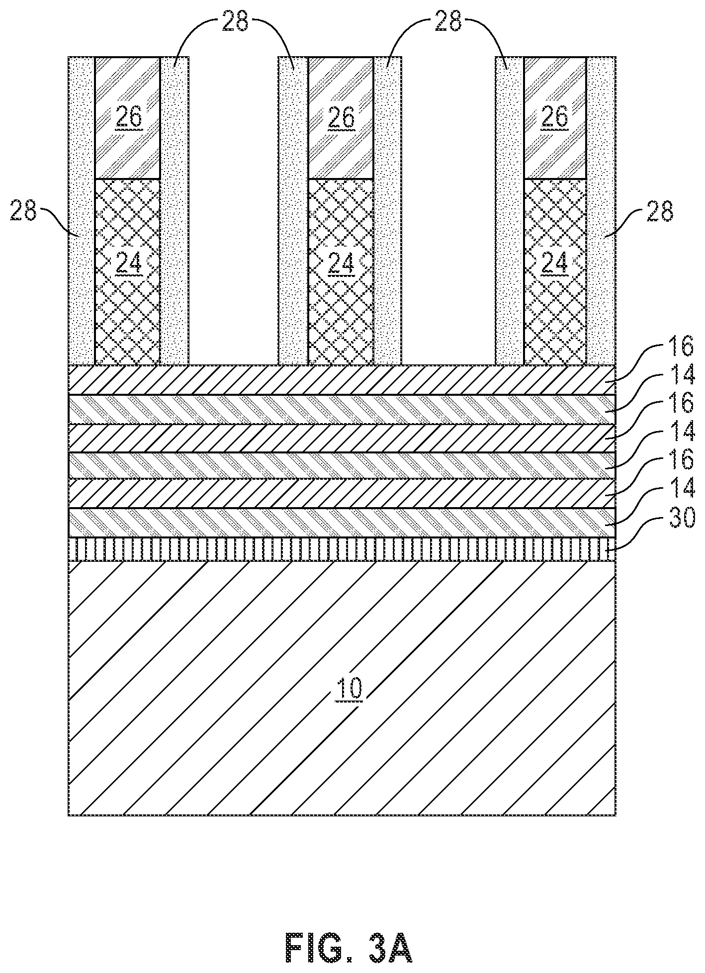 Patent US12426338 Figure 3 – Buried power rail with robust connection to a wrap around contact