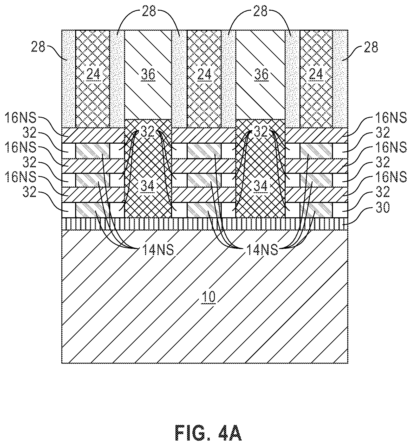 Patent US12426338 Figure 5 – Buried power rail with robust connection to a wrap around contact