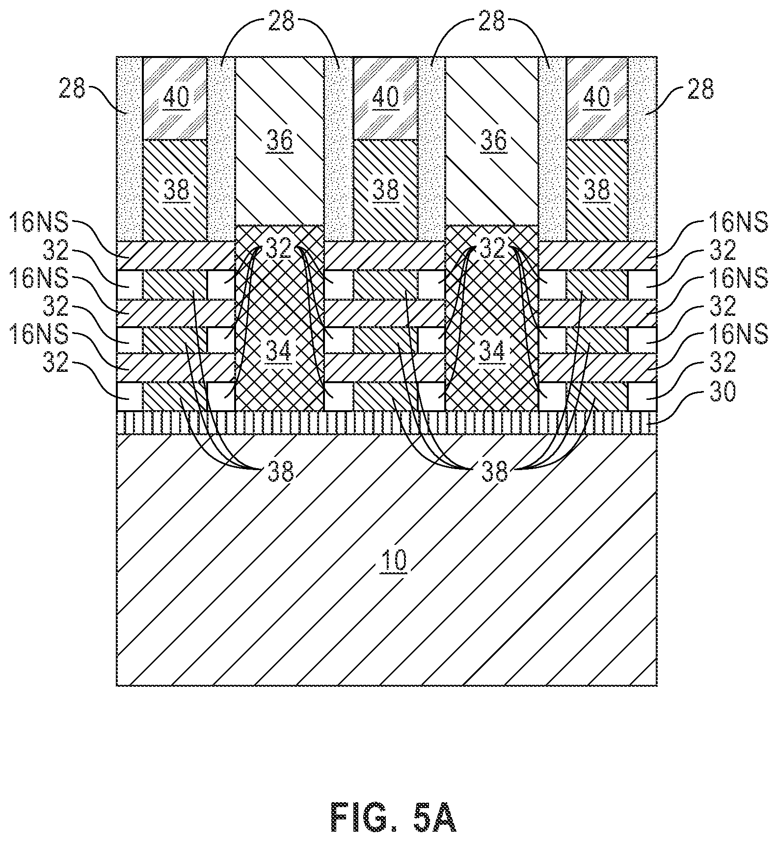 Patent US12426338 Figure 7 – Buried power rail with robust connection to a wrap around contact