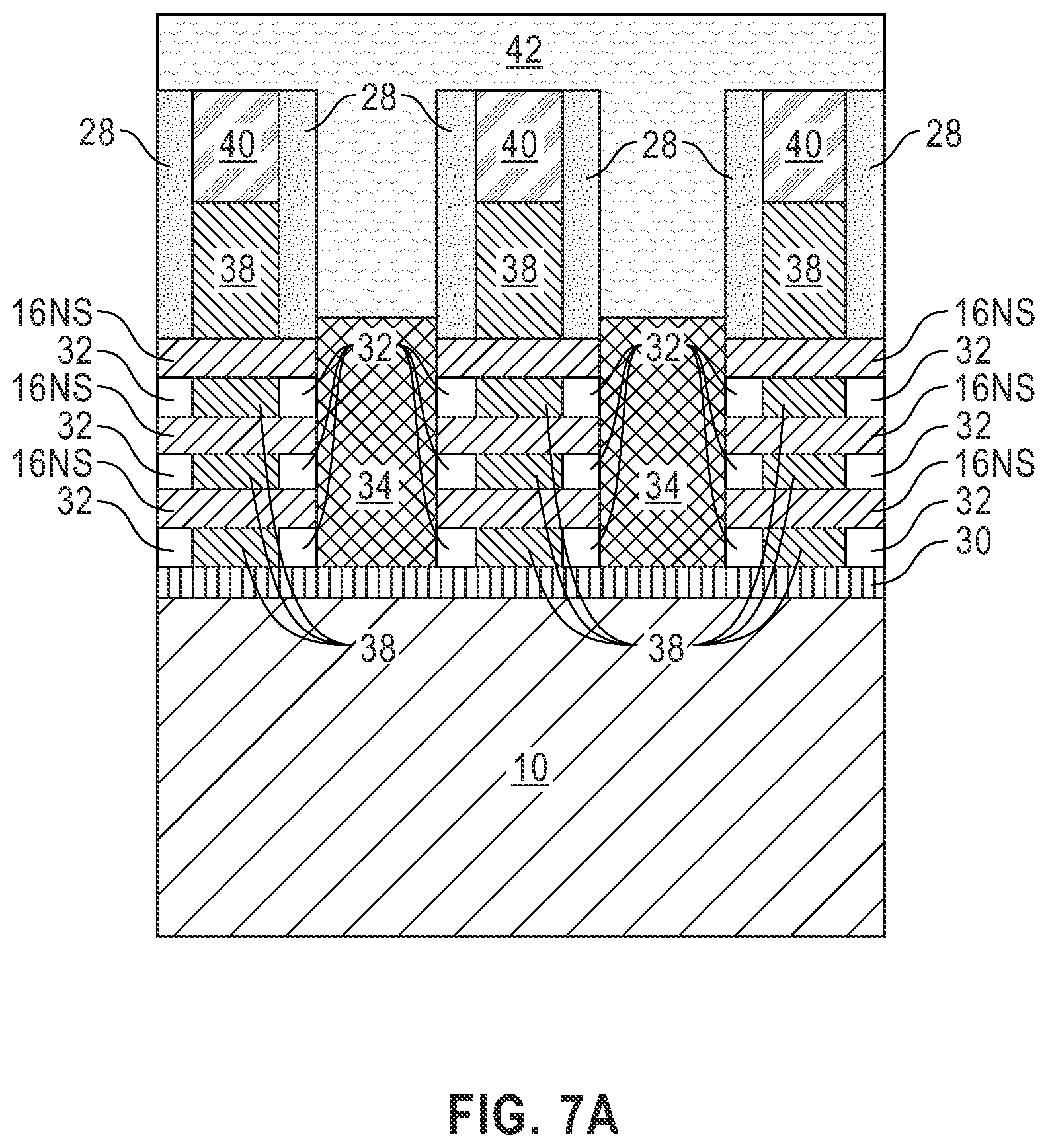 Patent US12426338 Figure 10 – Buried power rail with robust connection to a wrap around contact