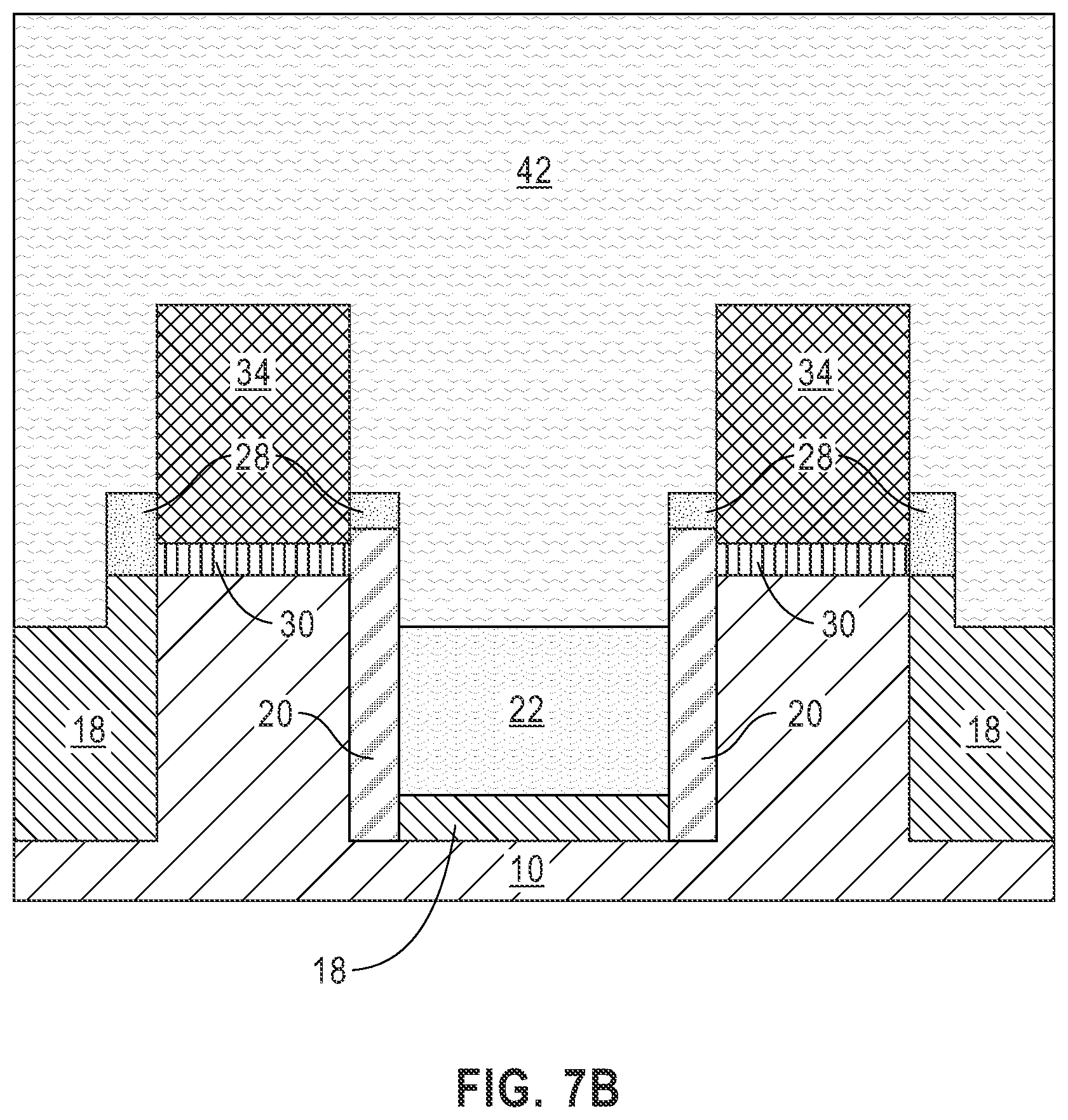 Patent US12426338 Figure 11 – Buried power rail with robust connection to a wrap around contact