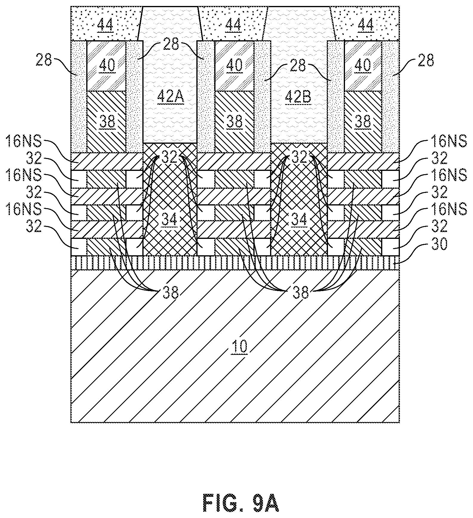 Patent US12426338 Figure 14 – Buried power rail with robust connection to a wrap around contact