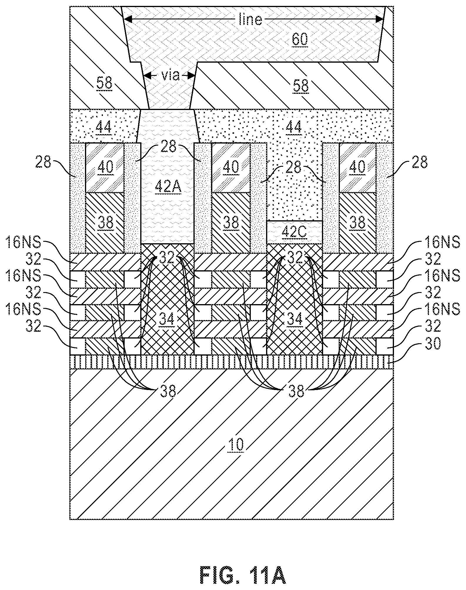 Patent US12426338 Figure 18 – Buried power rail with robust connection to a wrap around contact