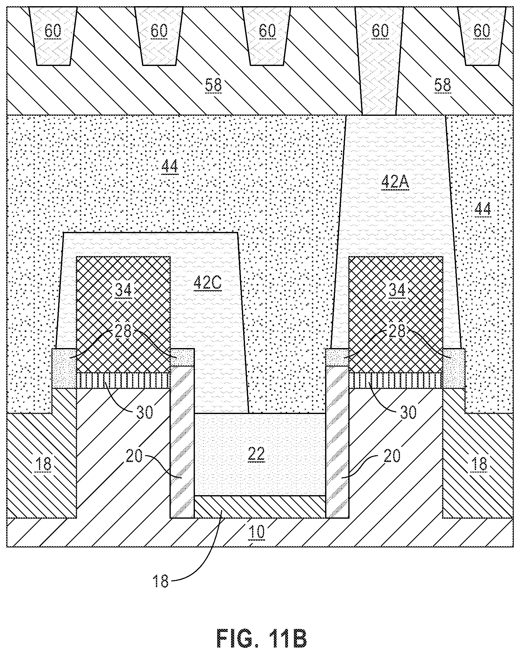 Patent US12426338 Figure 19 – Buried power rail with robust connection to a wrap around contact
