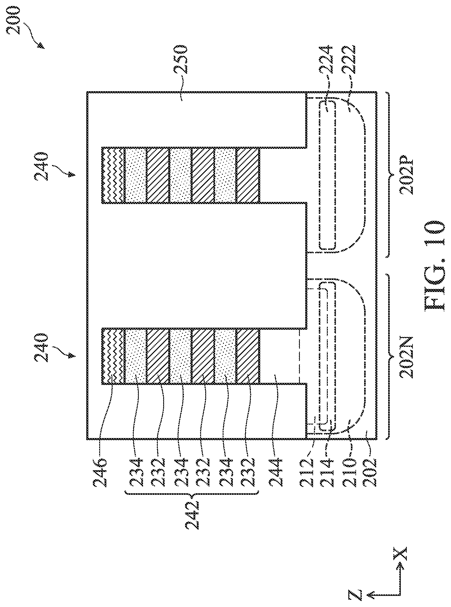 Patent US12426347 Figure 13 – Multi-gate transistor channel height adjustment